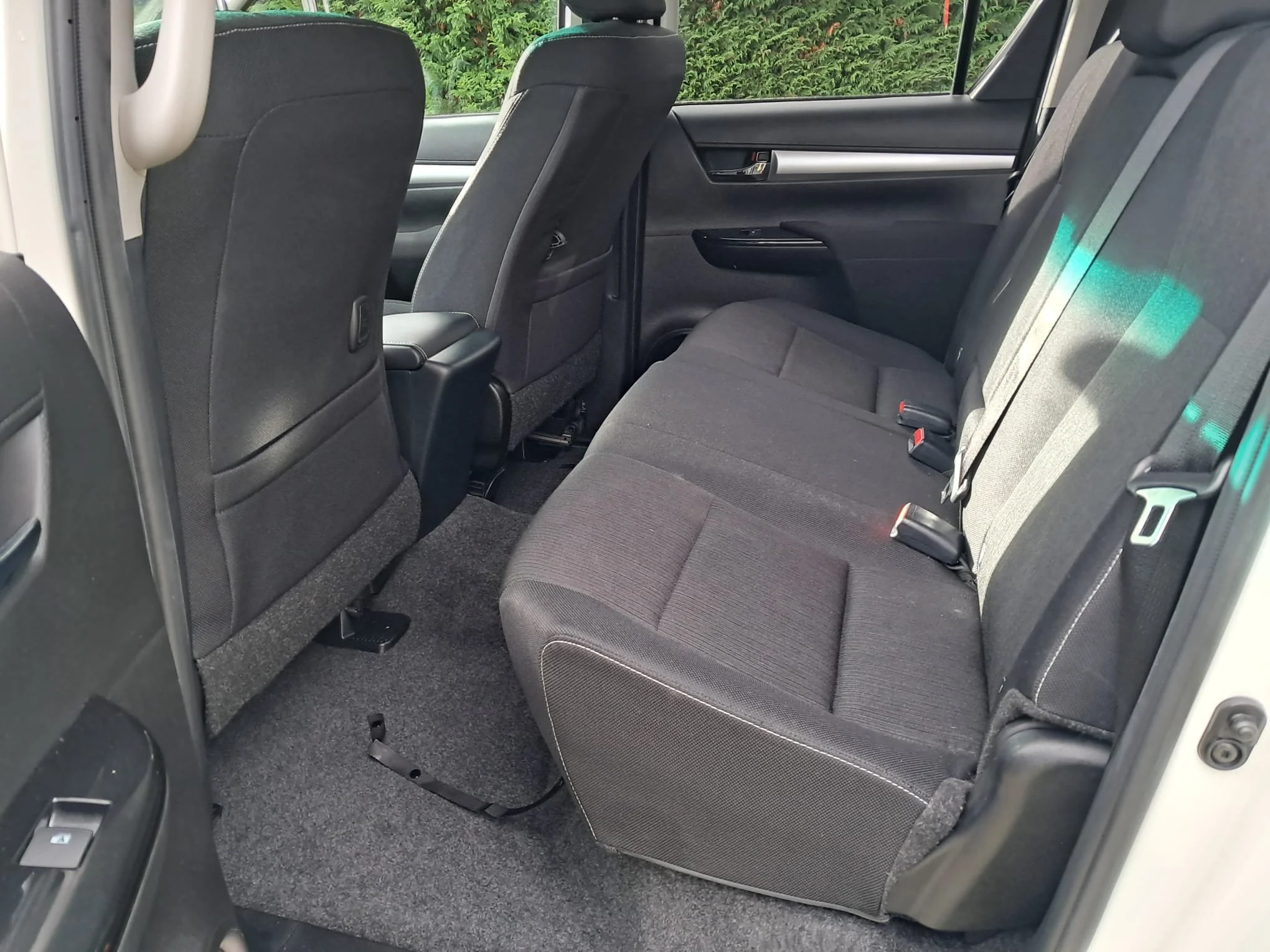 2023 72 Toyota Hilux 2.8 Manual Invincible rear interior