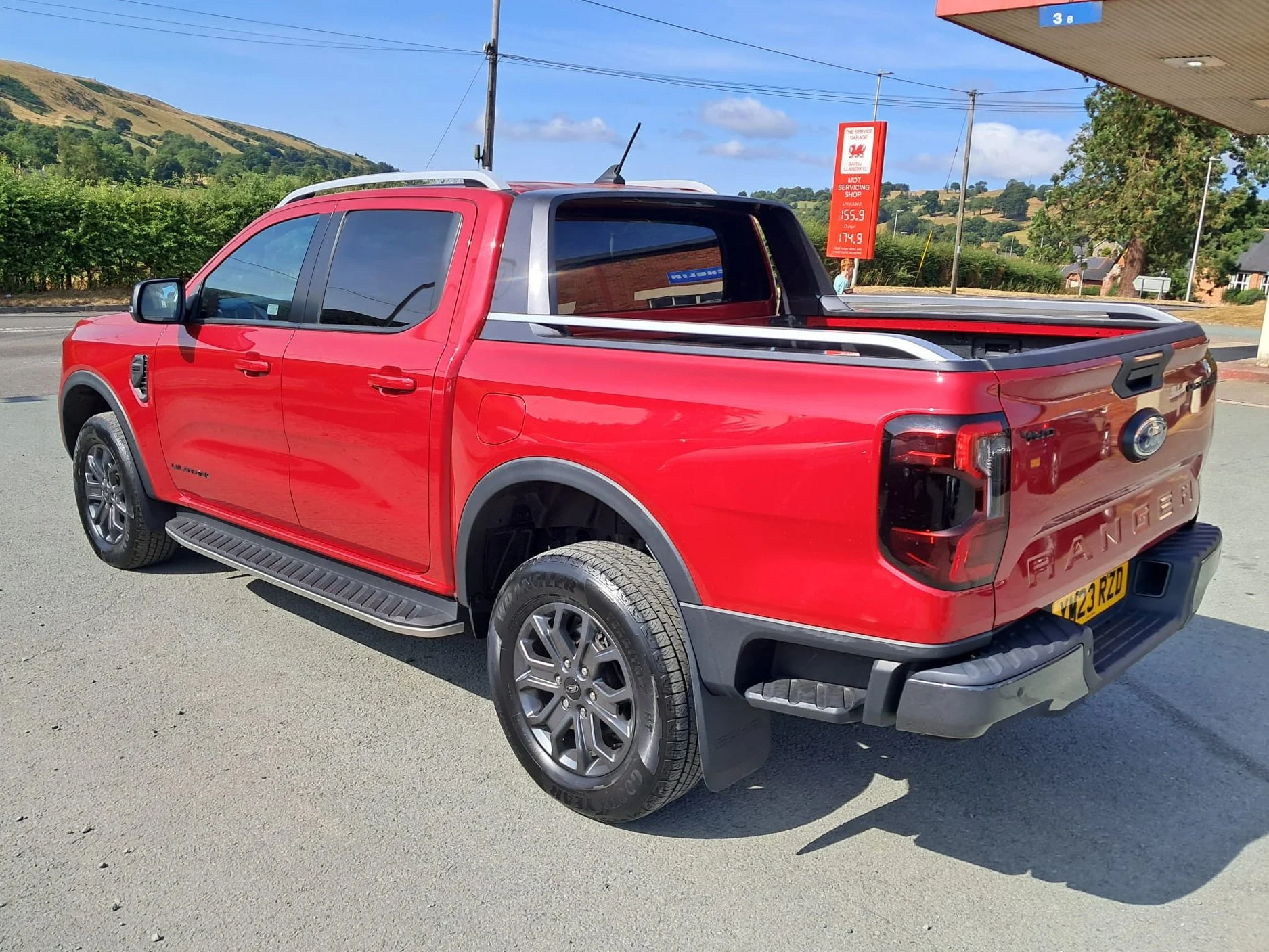 23 Ford Ranger 2.0 Wildtrak Auto rear passanger