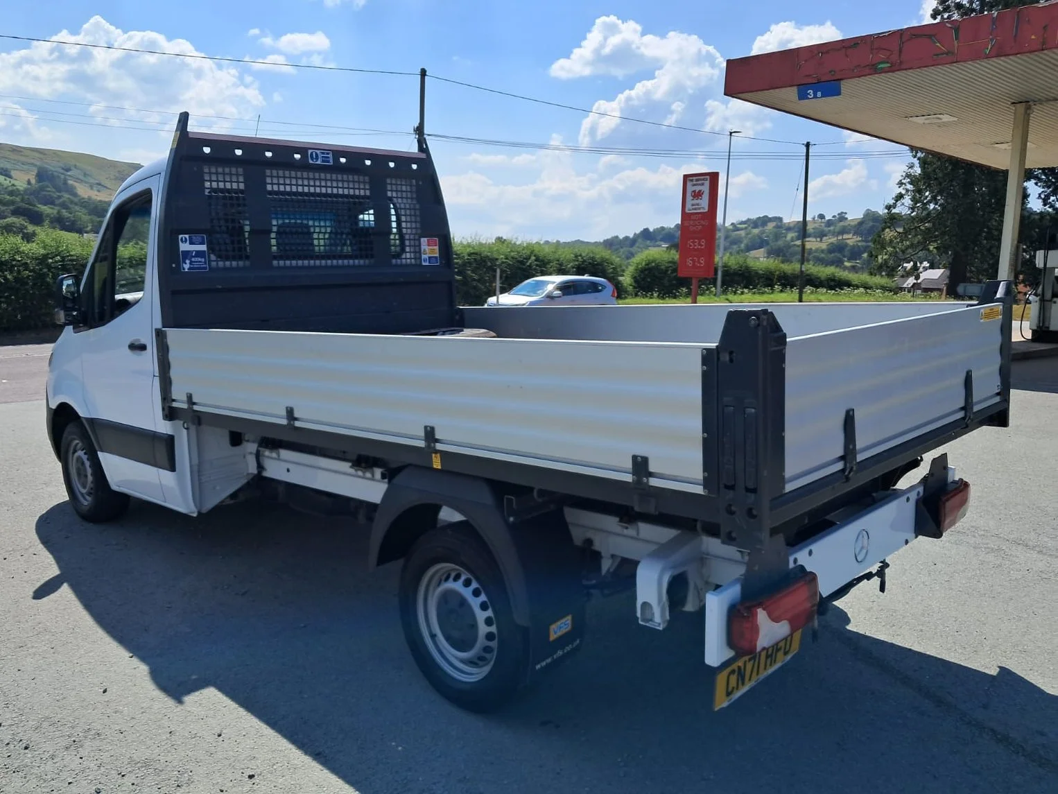 71 Mercedes Sprinter 315 Single Cab Tipper rear passanger