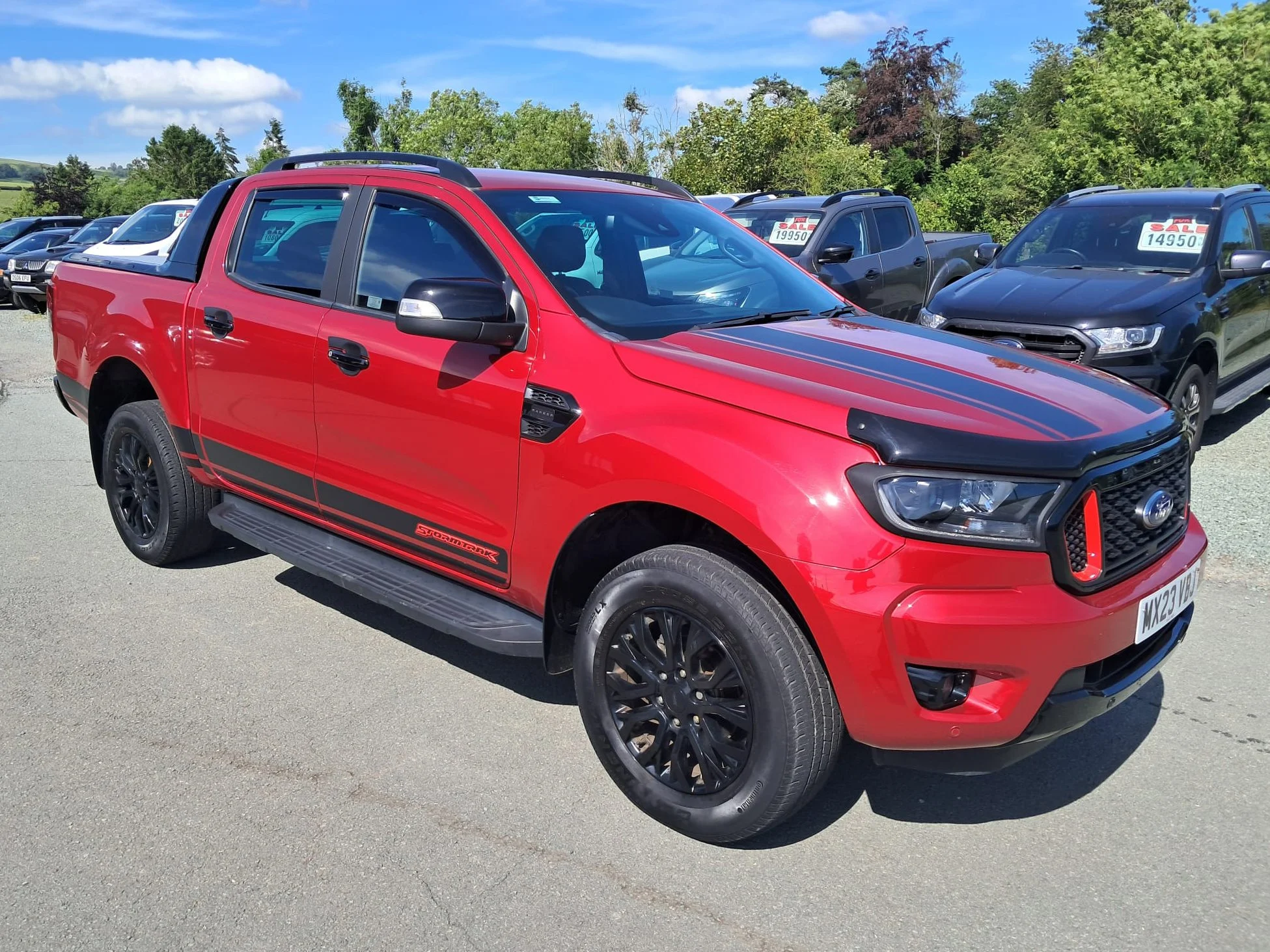 23 Ford Ranger 2.0 213PS Stormtrak Auto front driver
