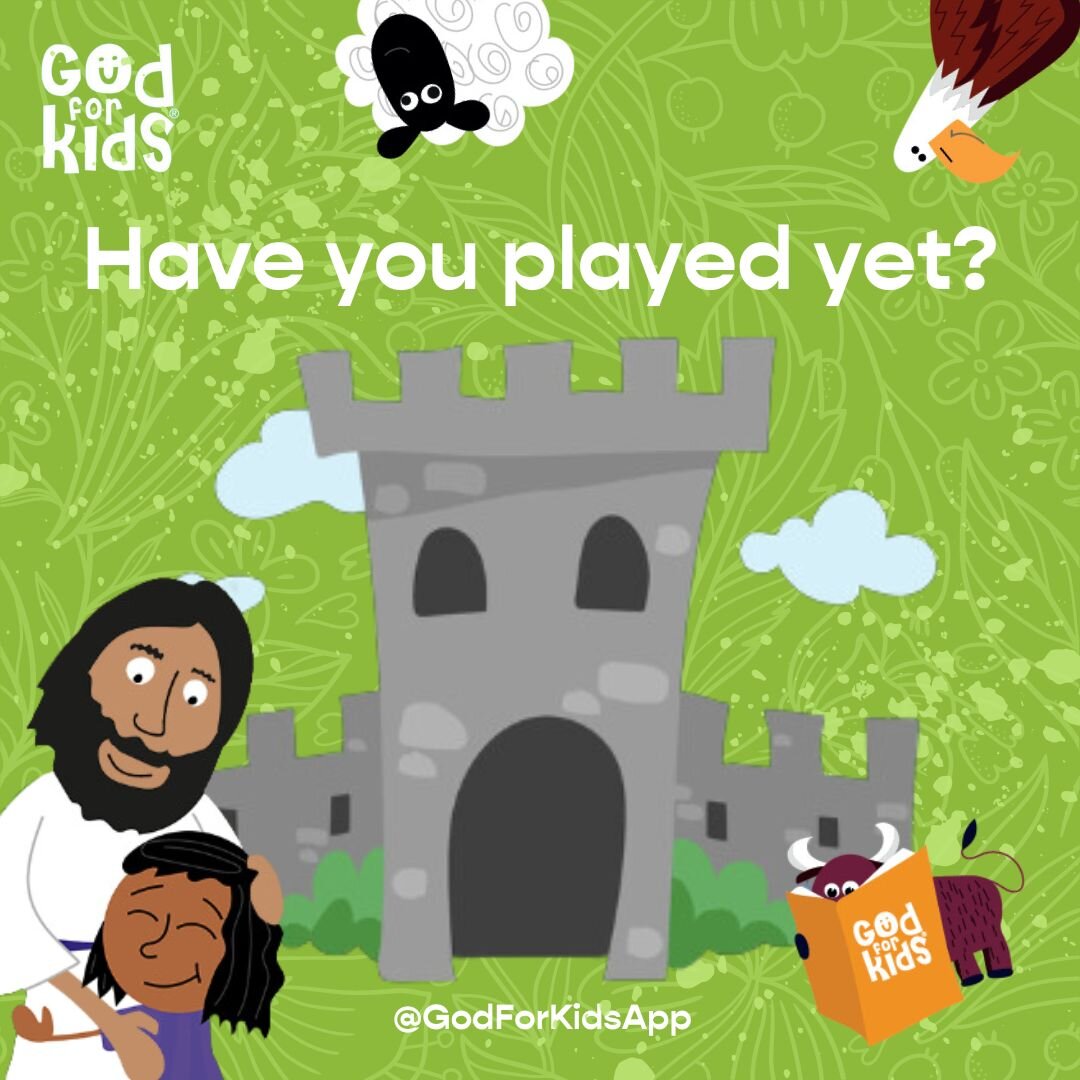 Have you played our updated God for Kids App as a family yet? 🌈

The app is best played with 4-8 Year olds, has 31 Bible-based kids devotions and is a great introduction exploring who God is and what God is like. 😎

Available for FREE on Amazon, Ap