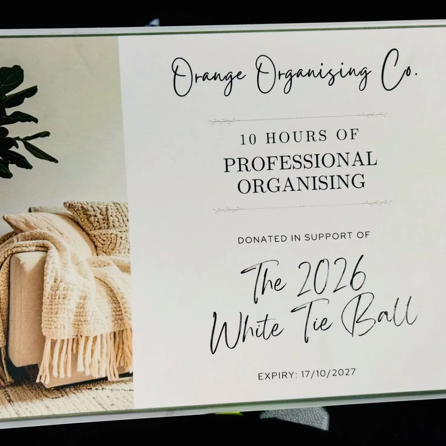 ✨ Have you got your ticket for the @whitetieball yet? Keep an eye out for this beautiful little prize on the night! ✨

The Annual White Tie Ball hosted by @housingplusau and @pluscommunityau raised funds for The Orchard Orange where women and childre