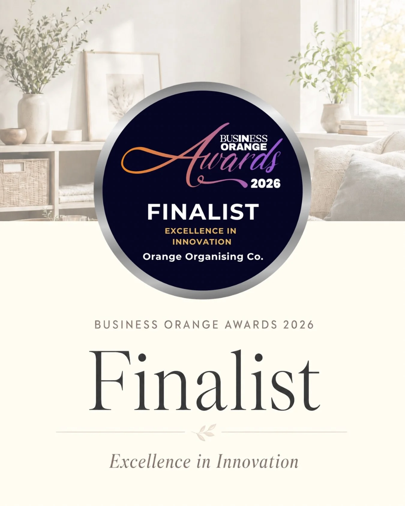 ✨ Finalist for Excellence in Innovation at the Business Orange Awards ✨

I&rsquo;m feeling grateful to be among a group of outstanding businesses in the finalist group for this category. Business NSW explains it as, &ldquo;The Excellence in Innovatio