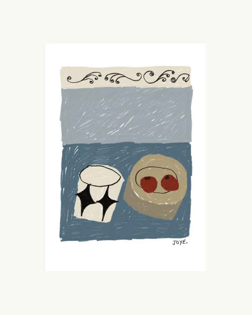 Bowl of Toms Sketch - Art Print