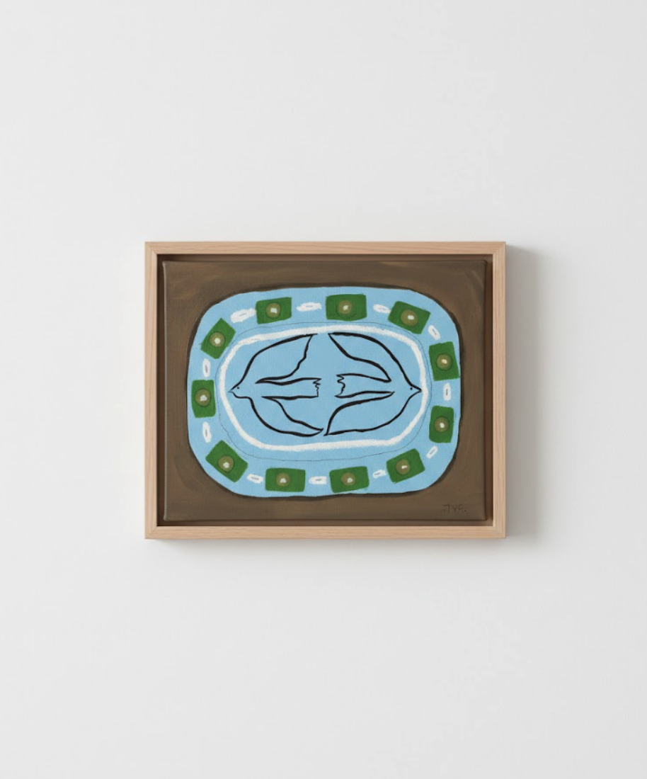 Original Canvas - Bird Plate 001