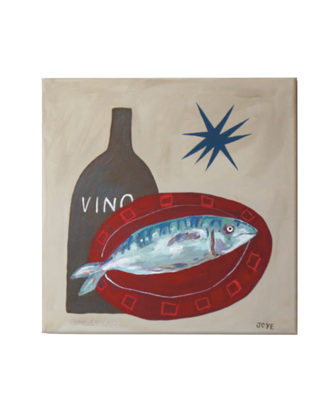 Original Canvas - Fish and Vino Supper