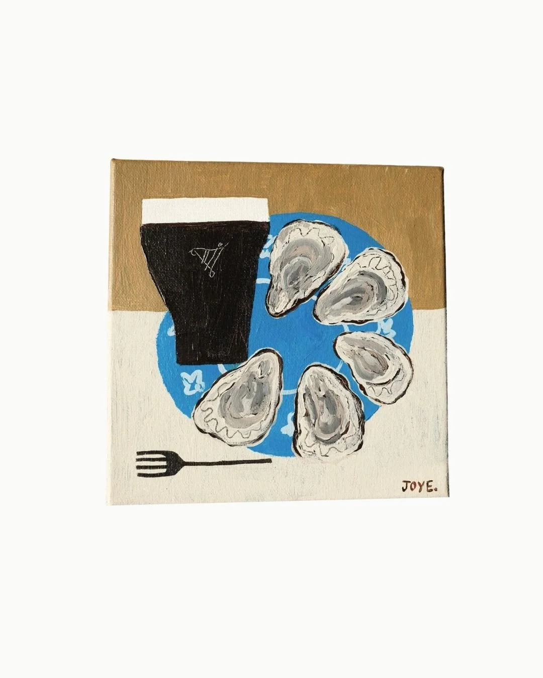 Original canvas - Guinness and Oysters 002