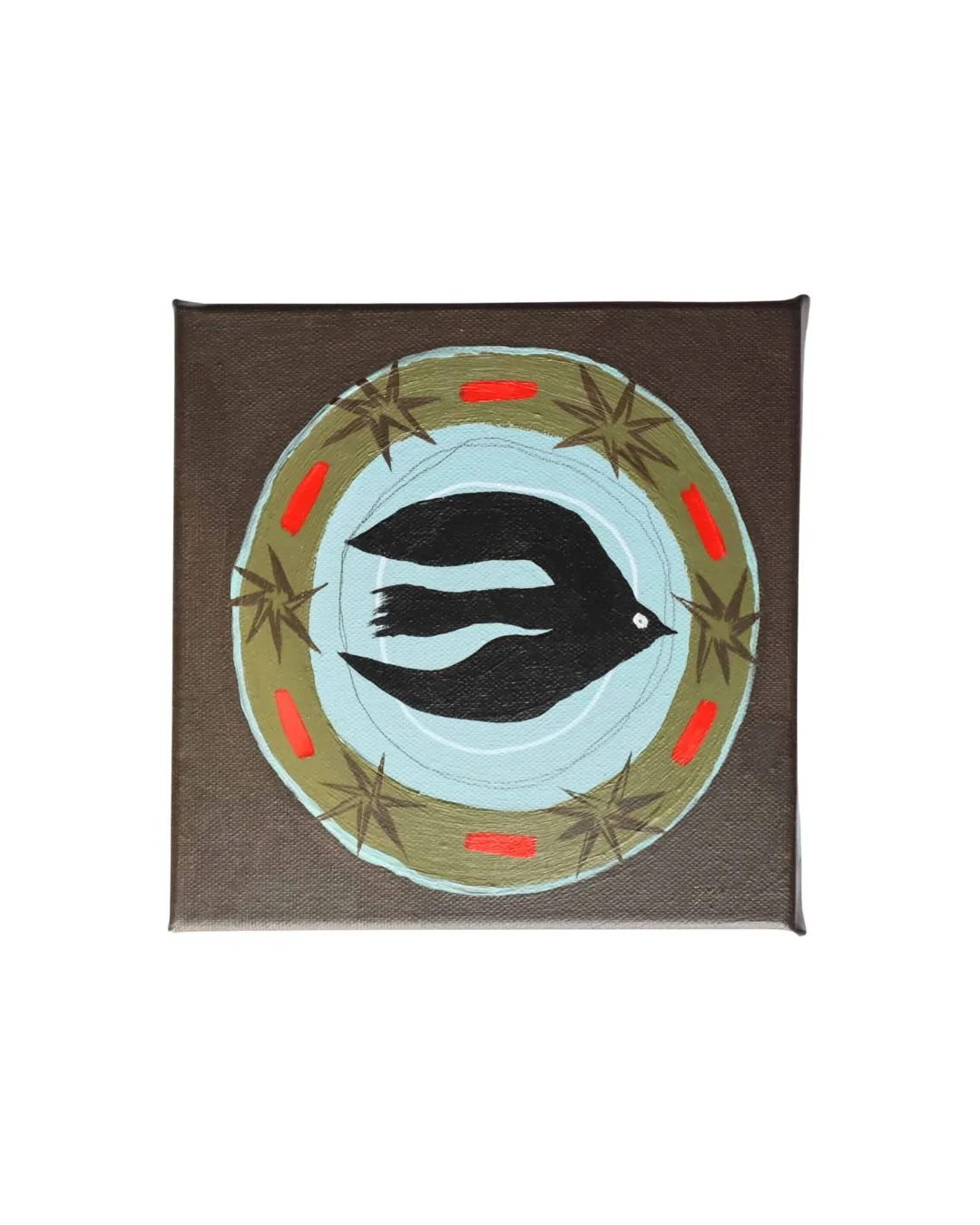 Original Canvas - Bird Plate 002