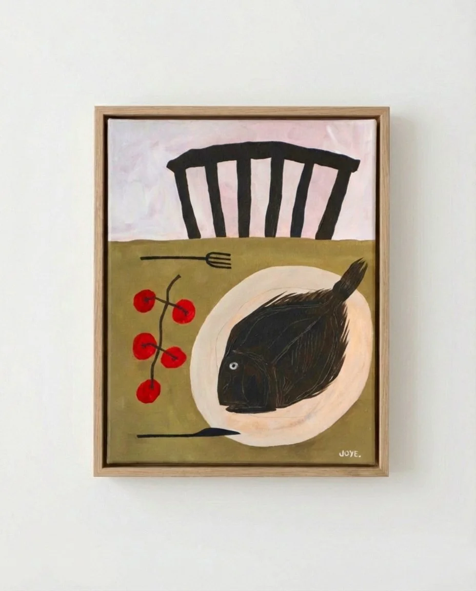 Original Canvas - John Dory for Dinner