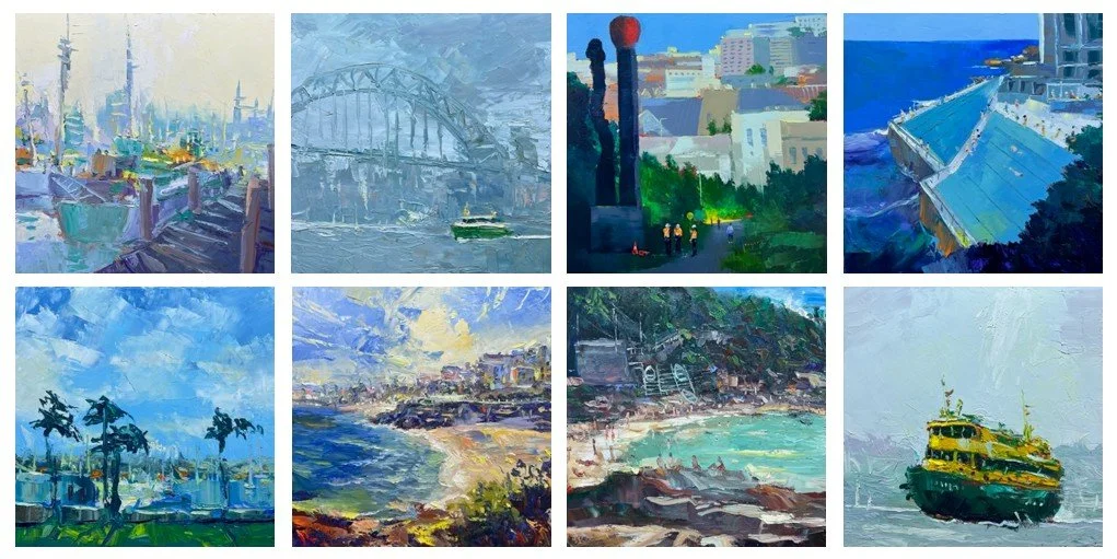 Sydney Contemporary Sokquon Tran Oil on Linen 50x50cm