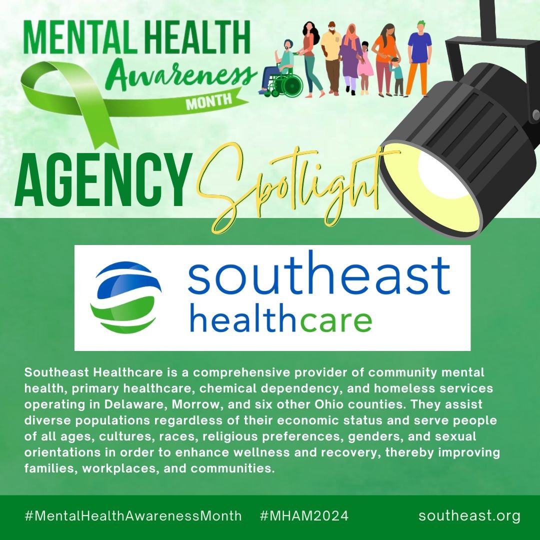 It's #MentalHealthAwarenessMonth, so every week in May we're spotlighting some of the behavioral healthcare providers who work so hard to help the people of our community.

Today's we're highlighting Southeast Healthcare, which helps thousands of res