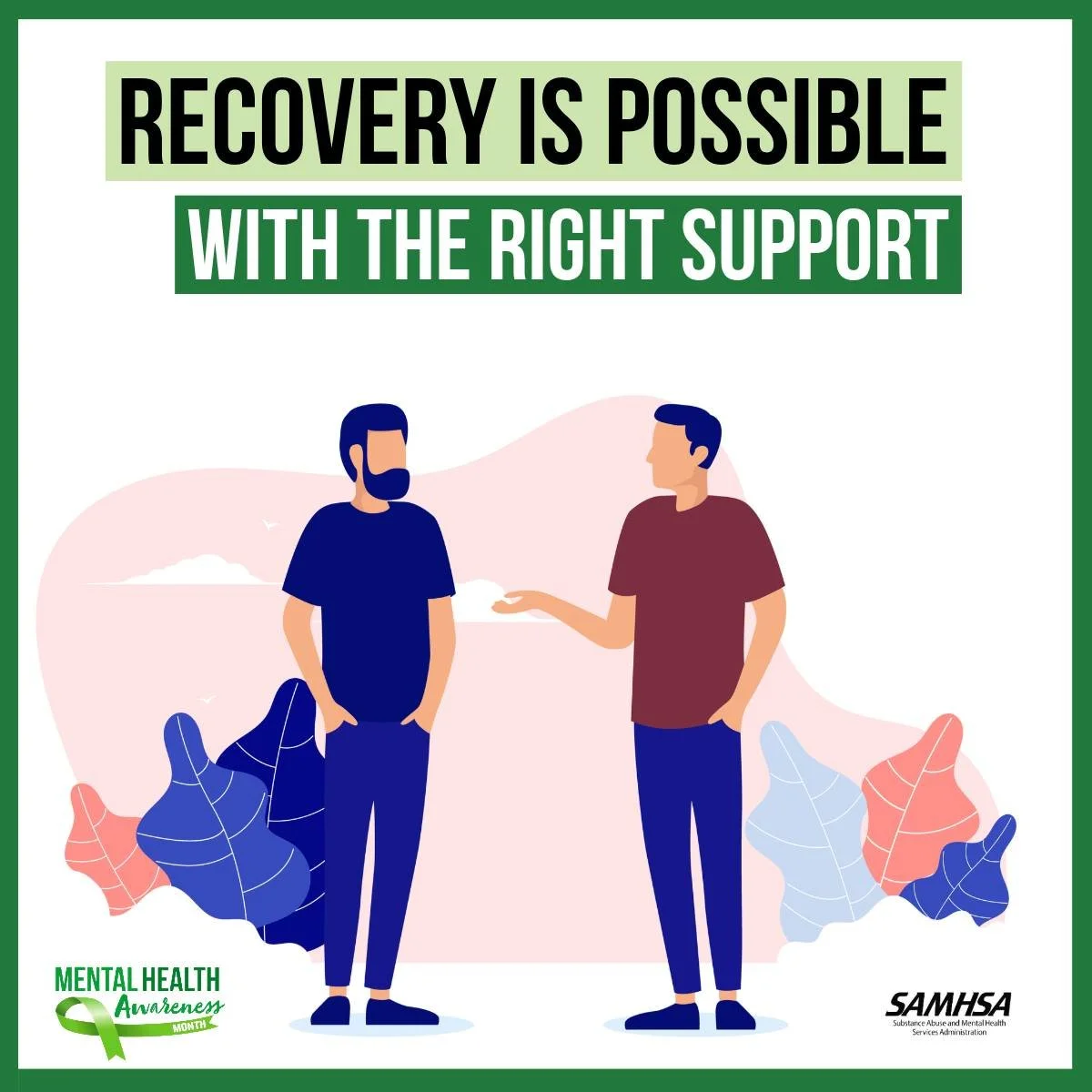 We're wrapping up Week 3 of Mental Health Month, this week's theme is "Words Matter and Words Can Heal."

When we understand mental health challenges can be at the root of addiction, we start asking 'how can we help?&rsquo; with no judgemen