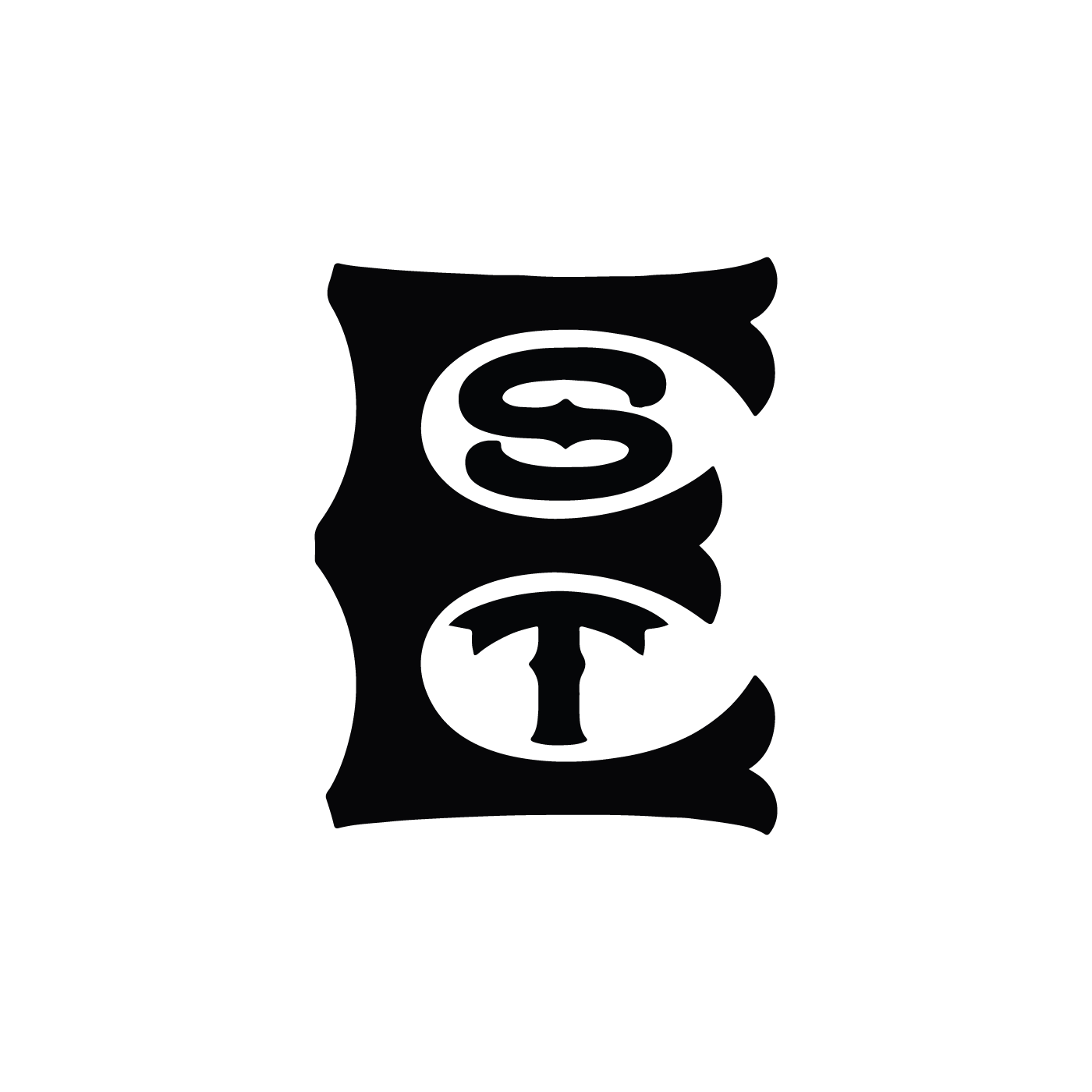 Black and white logo with the words 'SCOT' vertically aligned