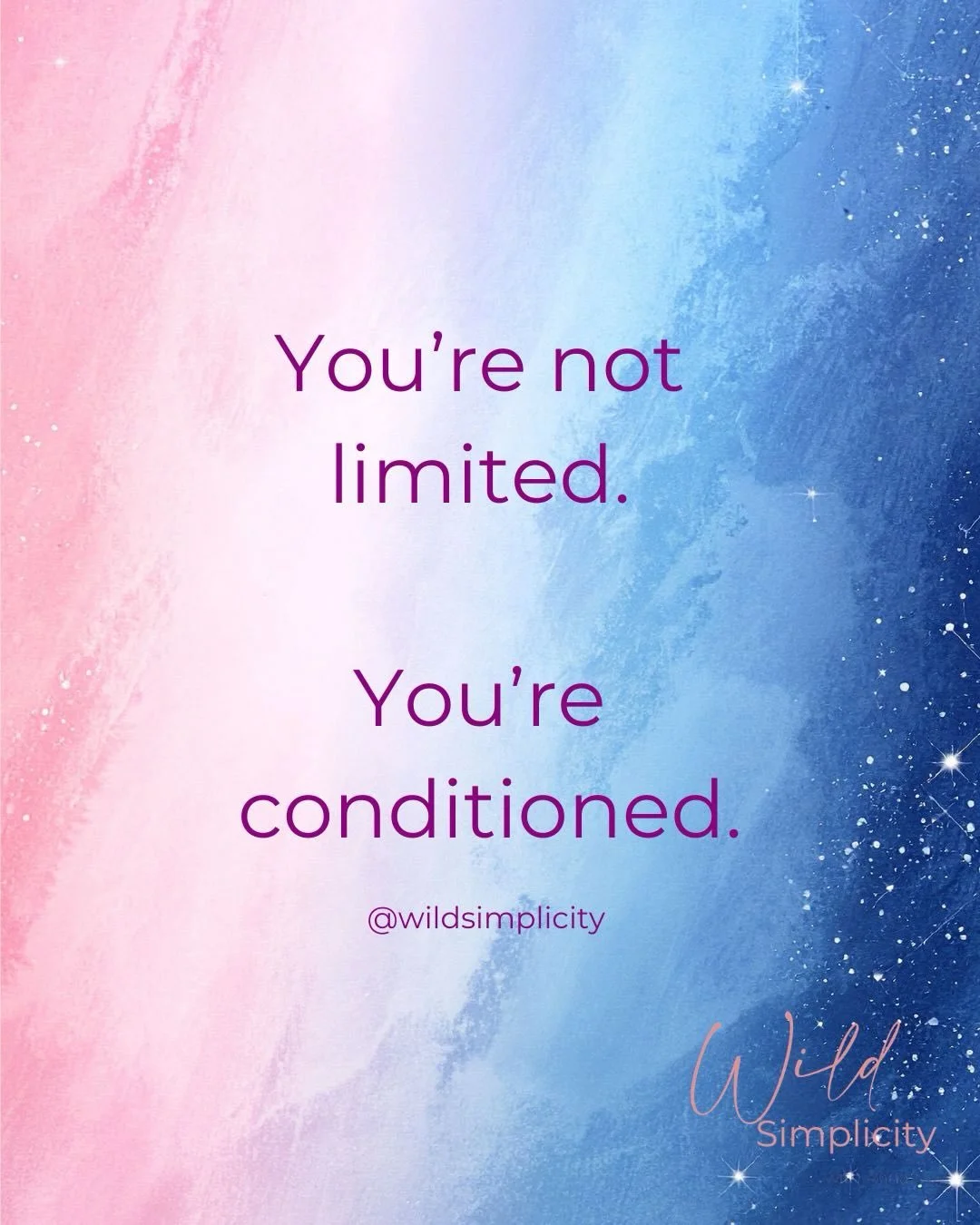 For more on this take a listen to the Wild Simplicity podcast 

Episode 58: Creativity, Possibility &amp; Living Out Loud