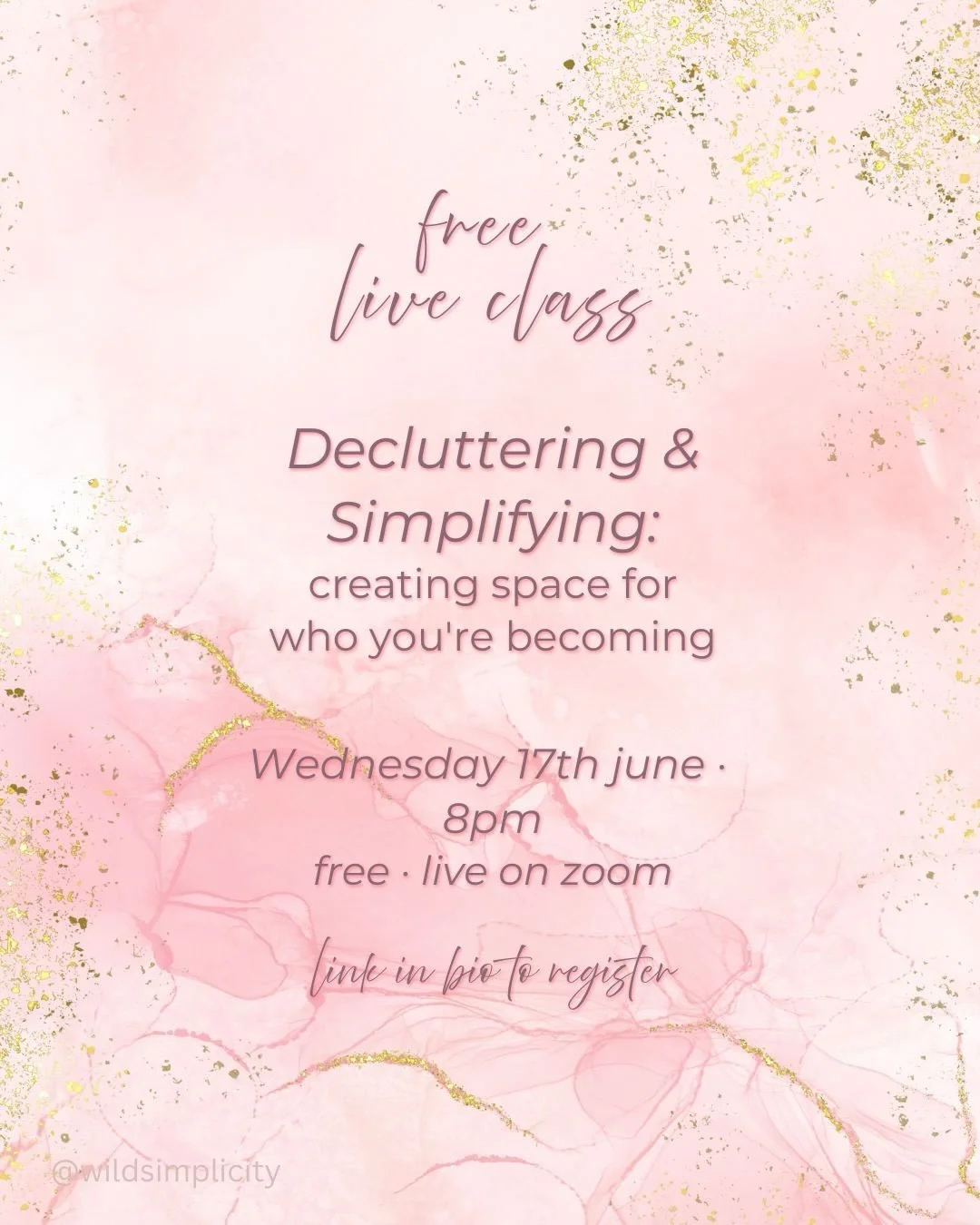 This isn&rsquo;t about &ldquo;getting organised&rdquo;.

The clutter is a symptom. It&rsquo;s about what&rsquo;s underneath the clutter and why clearing it creates space for something new to come in.

The physical clutter is a lovely tangible doorway