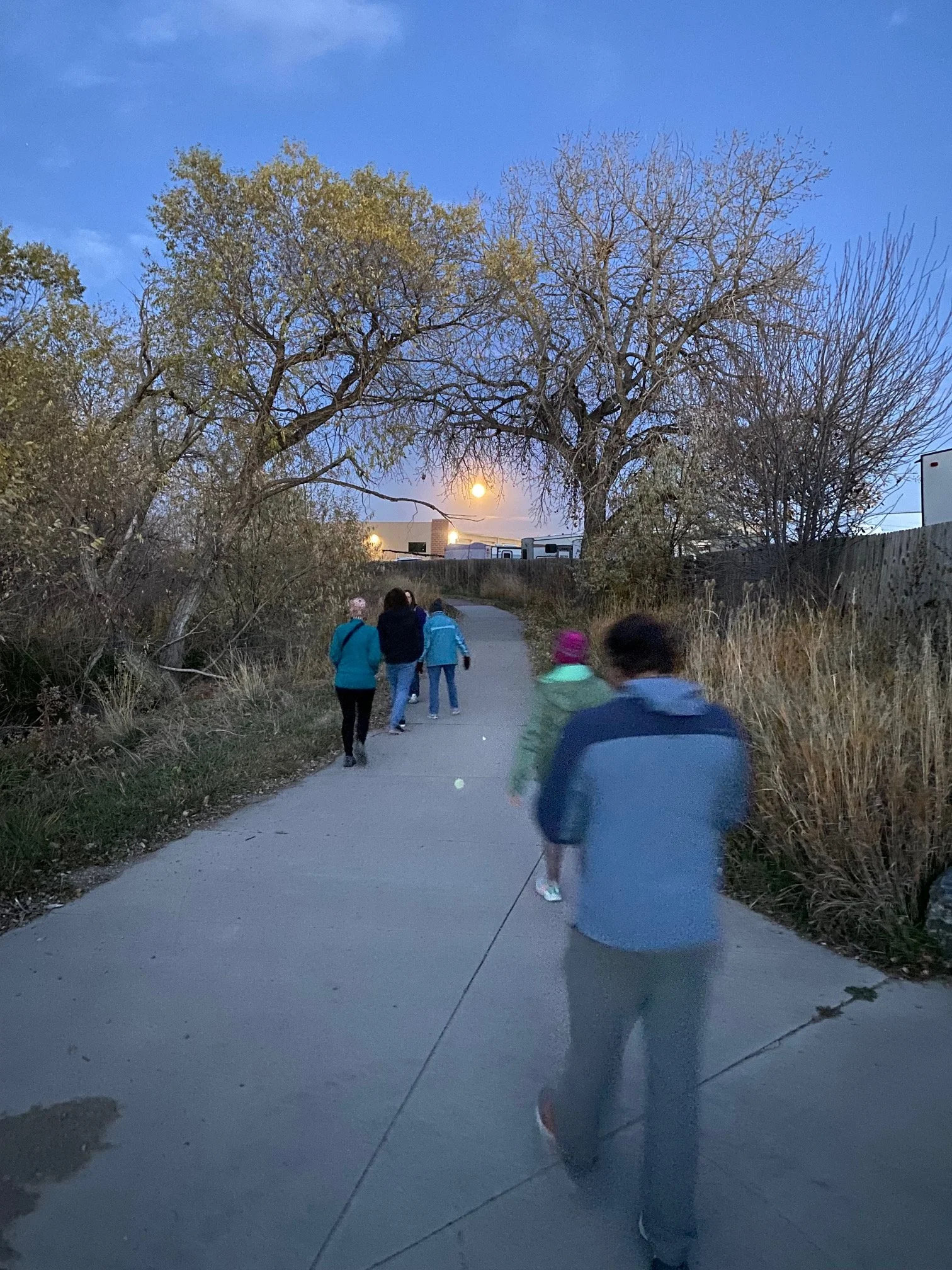 Poetry Reading the Full Moon Walk