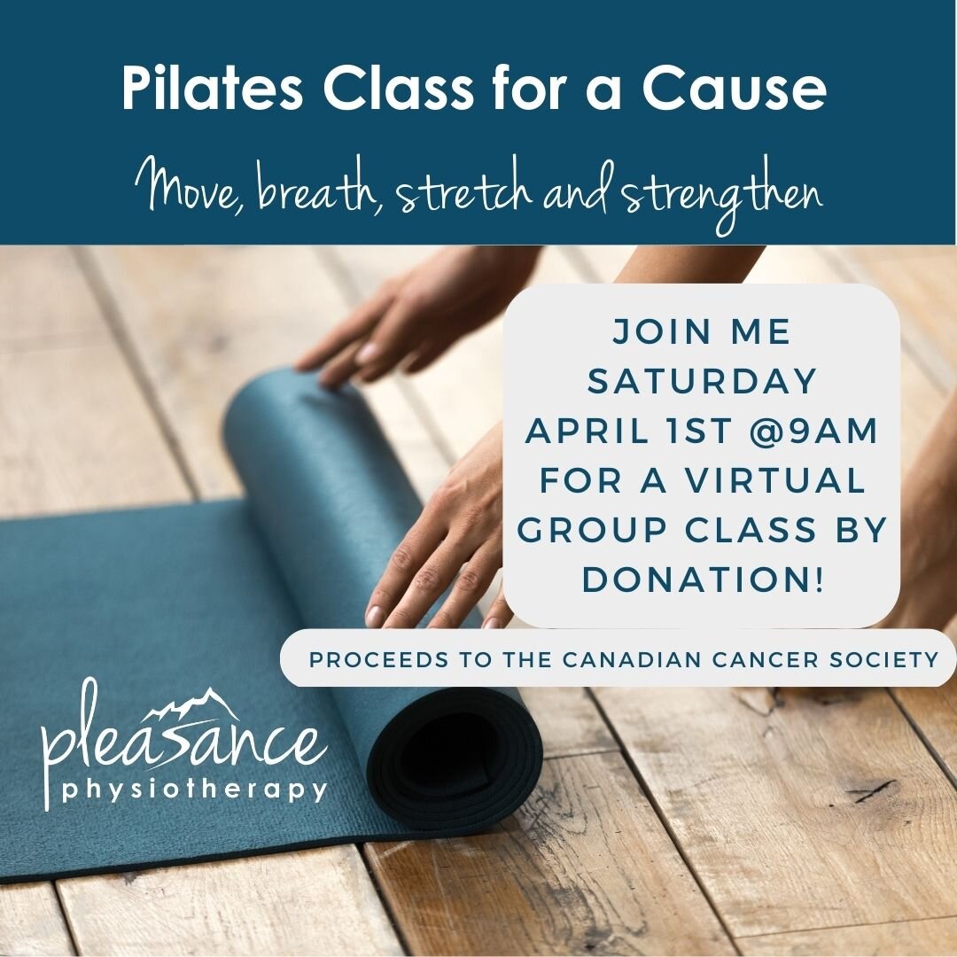 Spring is coming and April is Cancer Awareness Month 🌸
Why not kick start the season with some Pilates for a good cause! 

I will be doing a virtual group class TOMORROW Saturday, April 1st @ 9am. This will be a class for all levels, no experience n