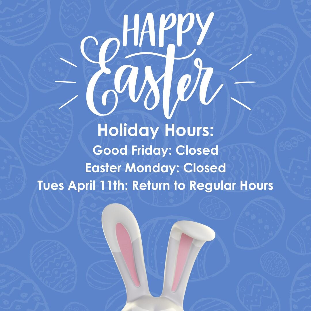 Happy Easter! 🐣🪺
The clinic is closed Easter Monday. 
I am back to regular hours Tuesday, April 11th.
Have an 'eggcellent' long weekend!

#manualtherapy #FCAMPTclinic #dryneedling #physiopilates #clinicalpilates #physiointottenham #physiorocks #phy