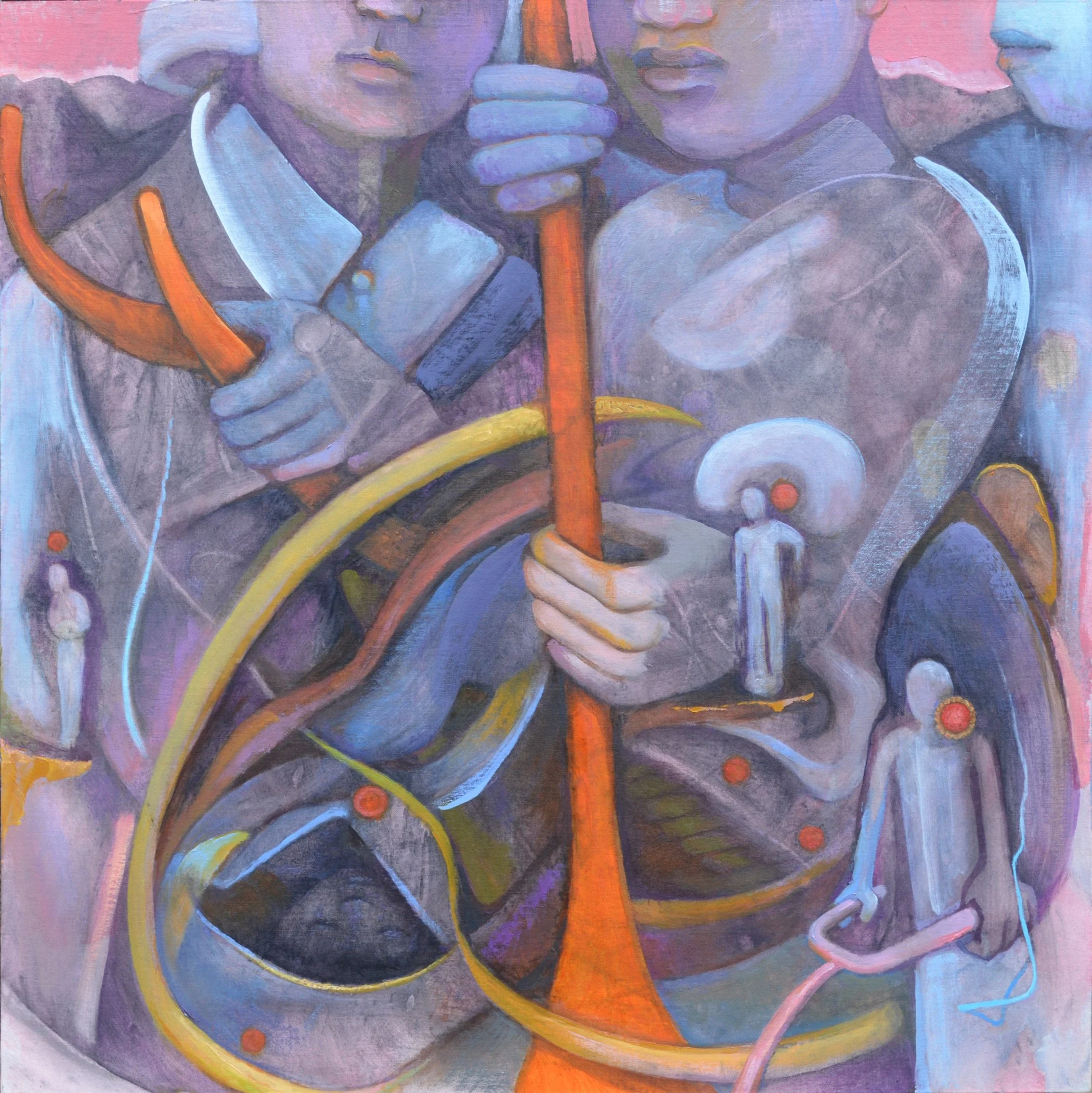 Ghosts in the Fields - 18x18