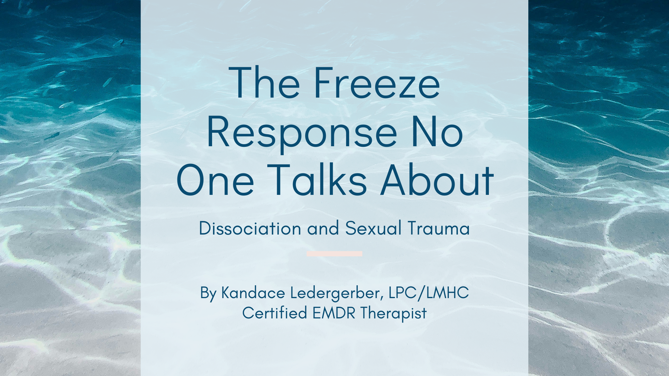 The Freeze Response No One Talks About | Dissociation and Sexual Trauma
