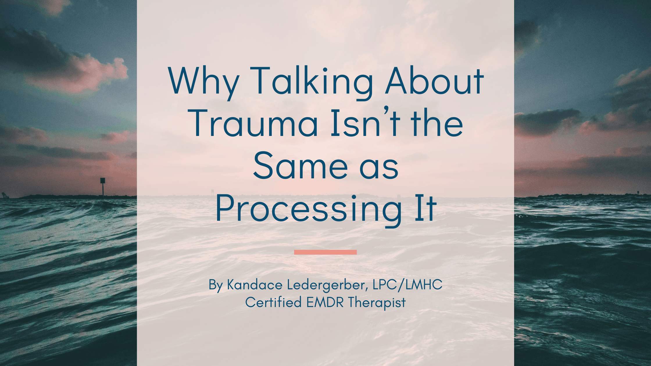 Why Talking About Trauma Isn’t the Same as Processing It