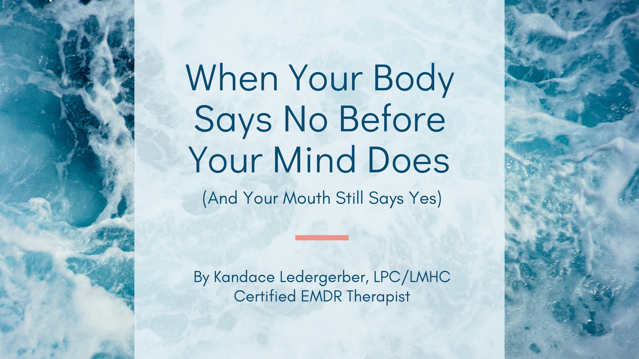 When Your Body Says No Before Your Mind Does (And Your Mouth Still Says Yes)