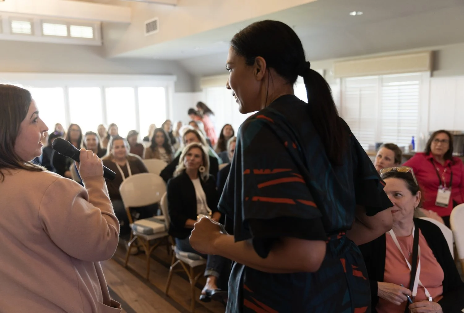 Jes About to Speak to Women Speaking 2024 Cape Cod.jpeg