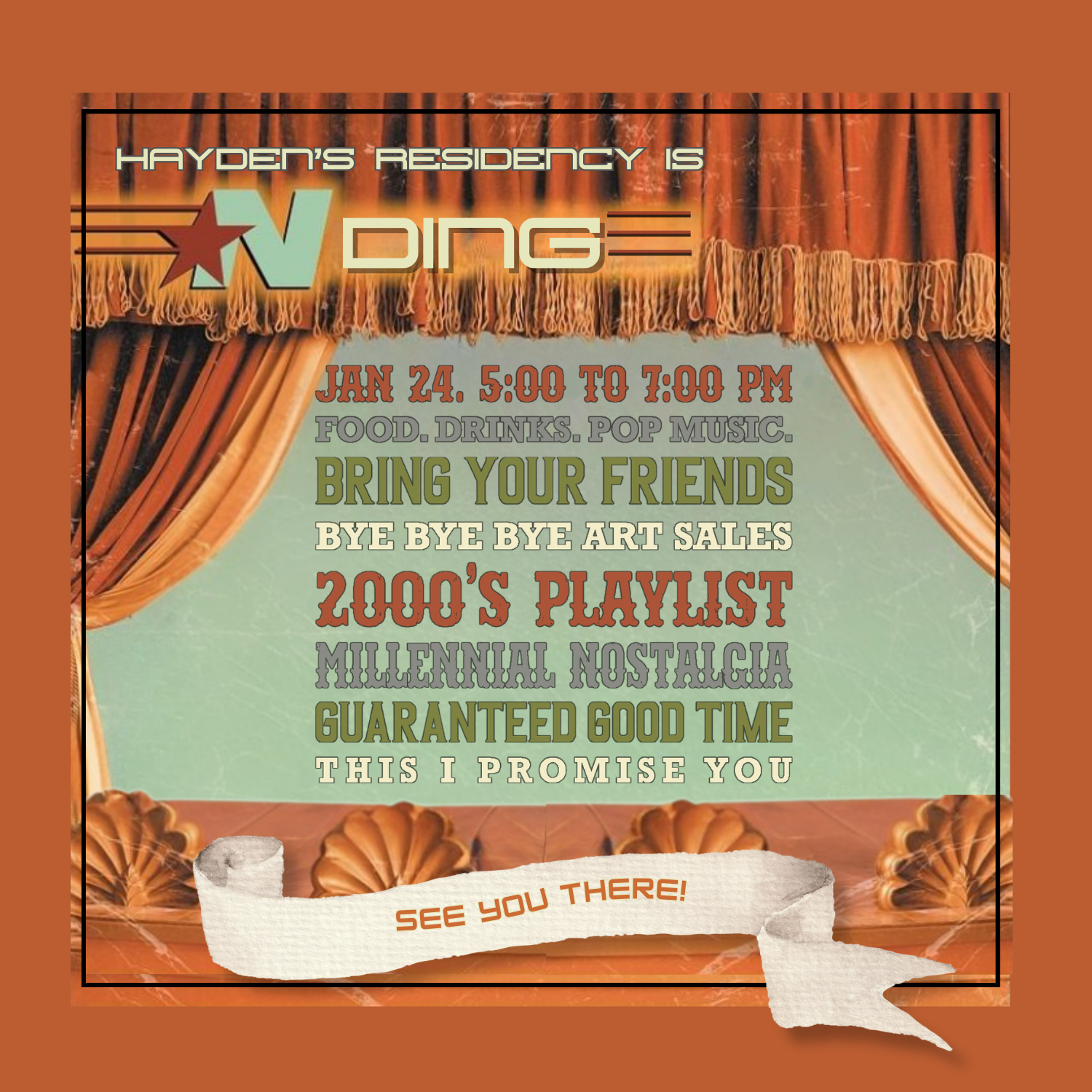 so to close it out, I said "bye bye bye"