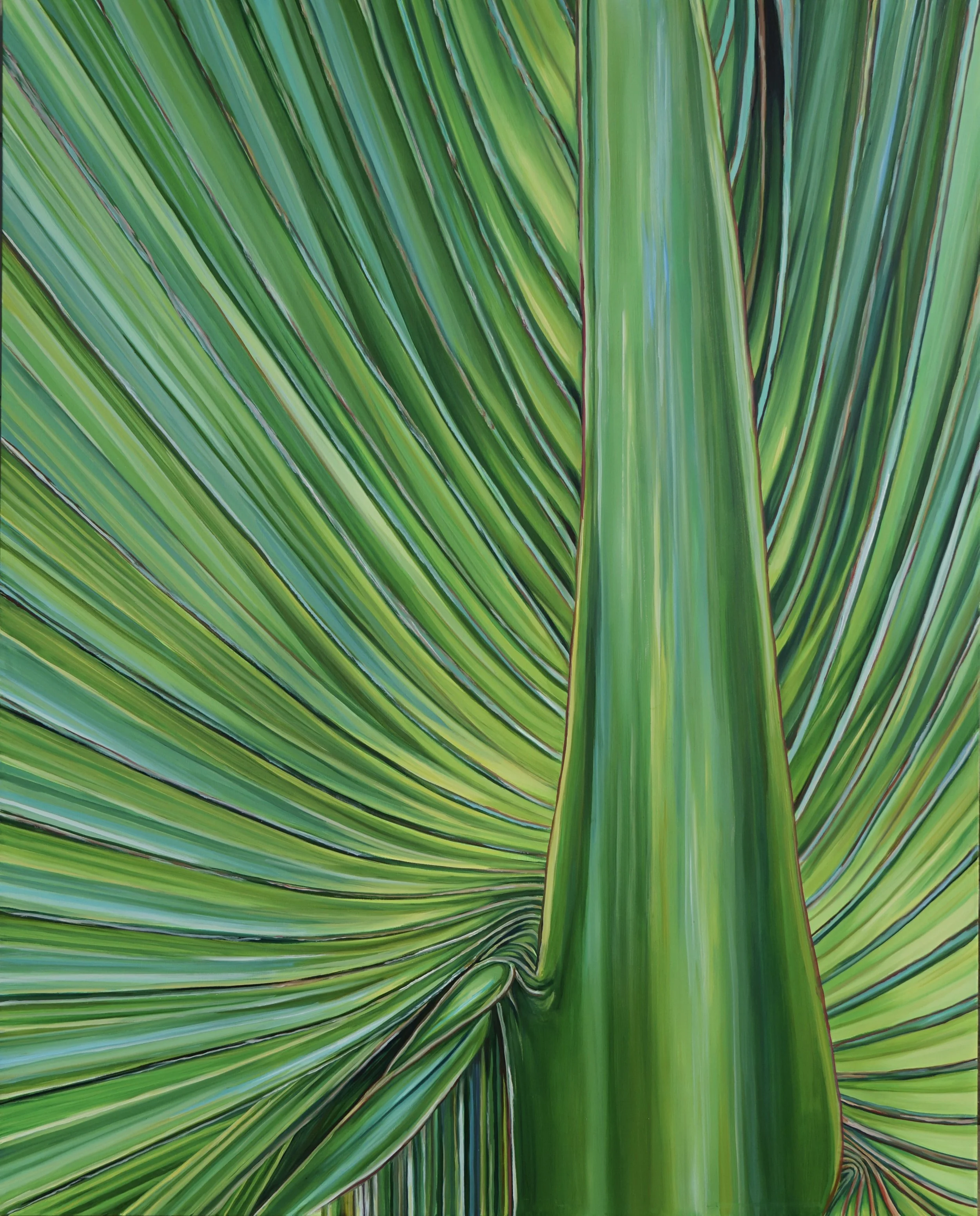 Swirling Palm | 24" x 30" | oil on panel