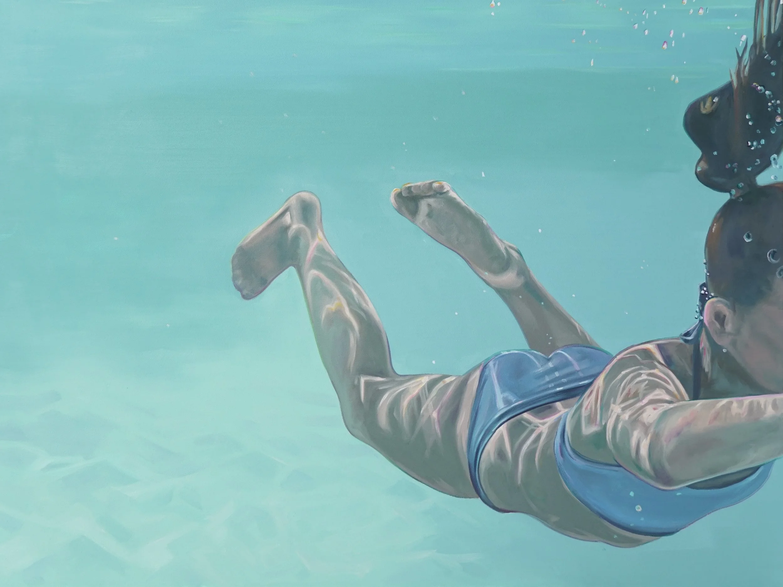 Diving Deep | 30" x 40" | oil on canvas 