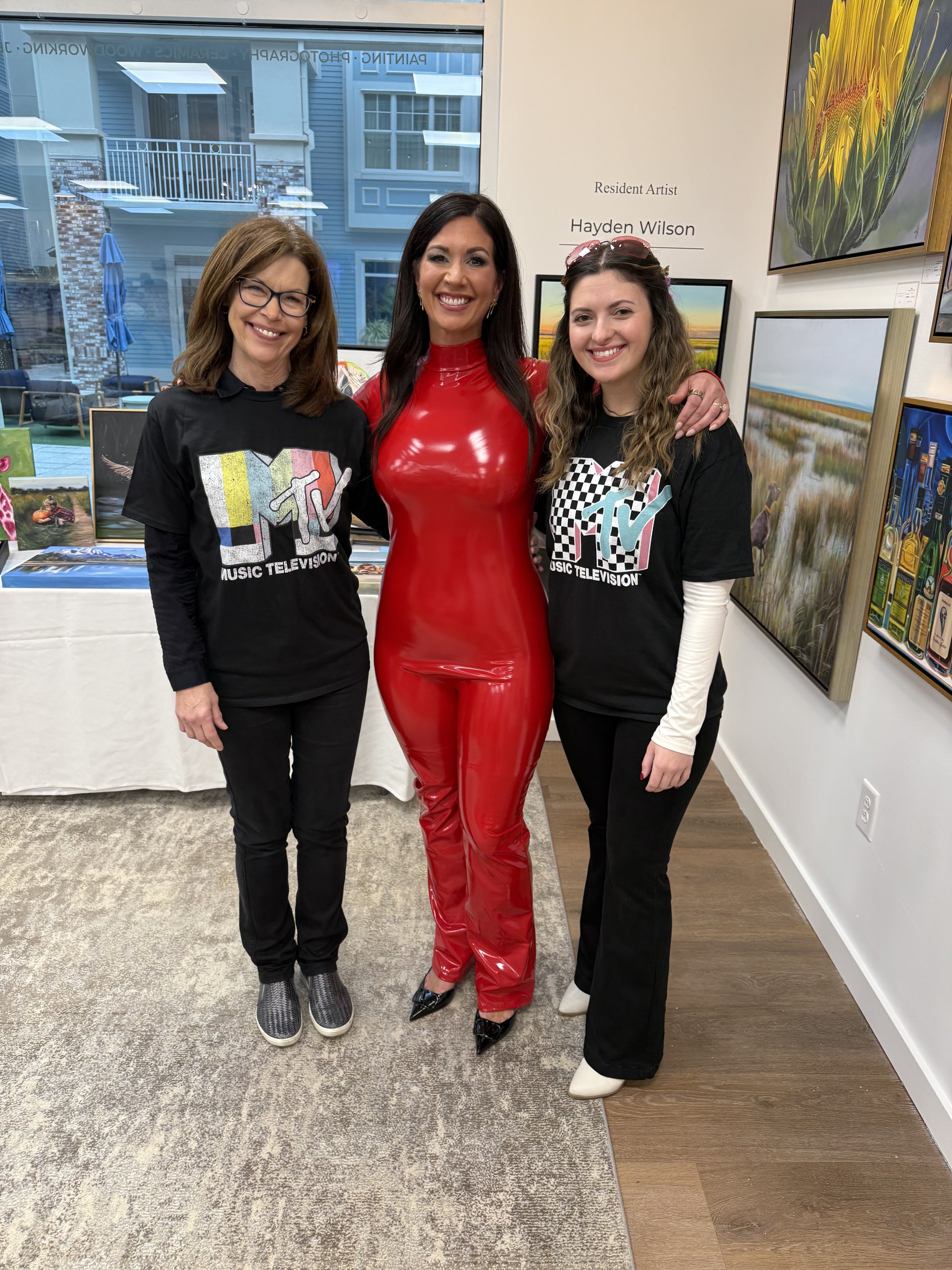 so thankful for my gallery team!