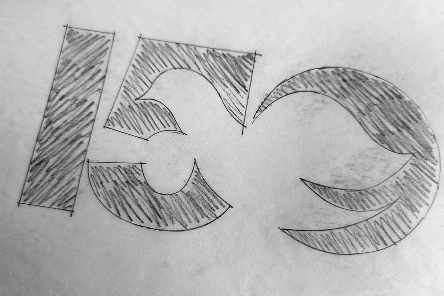 Independent/2025/Client: Presbyterian Church in Canada/anniversary logo development sketches