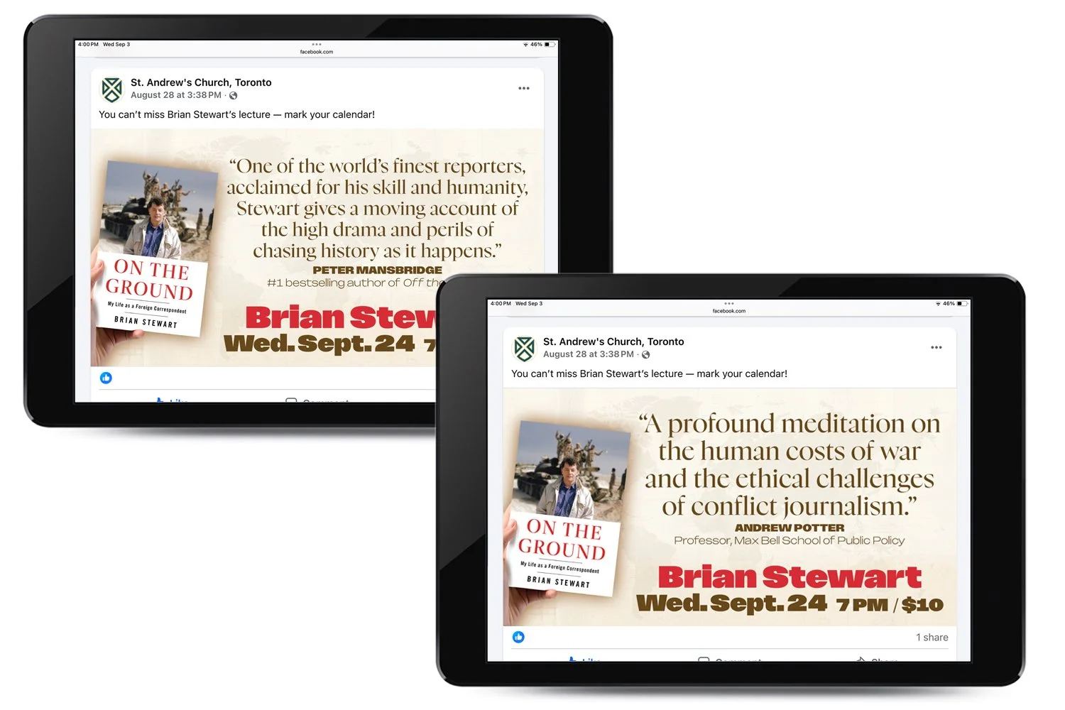 Independent/2025/St. Andrew's Church special events/social media asset