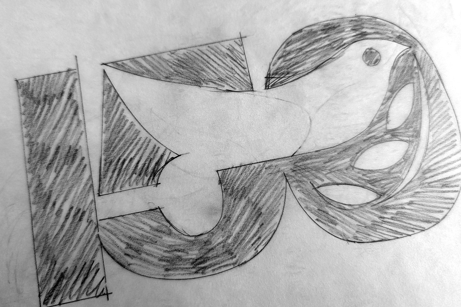 Independent/2025/Client: Presbyterian Church in Canada/anniversary logo development sketches