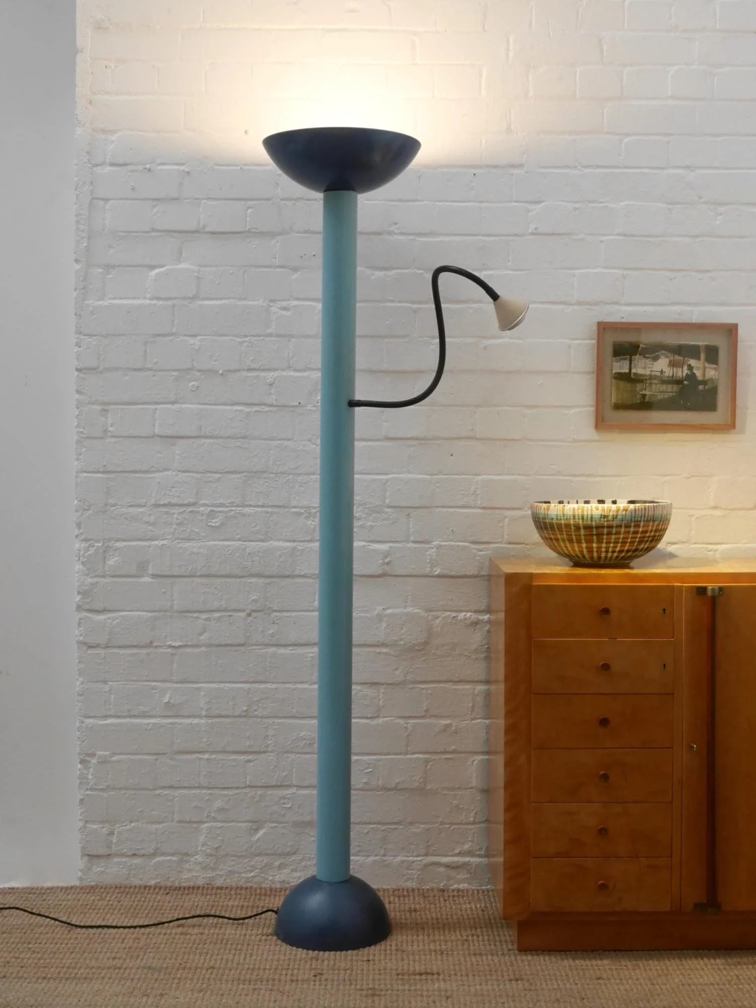 1980s postmodern lamp by Sergio Asti