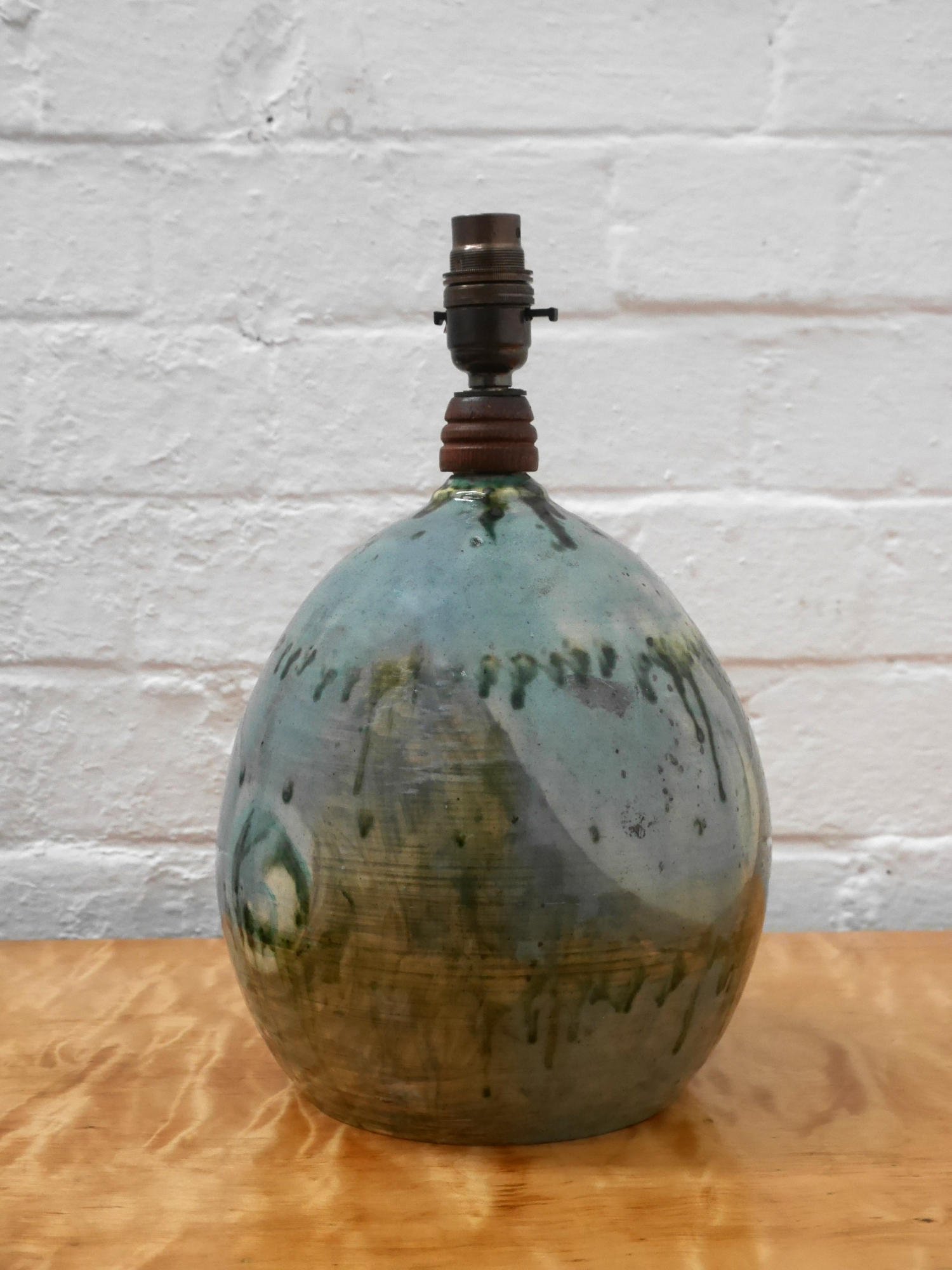 1940s ceramic table lamp