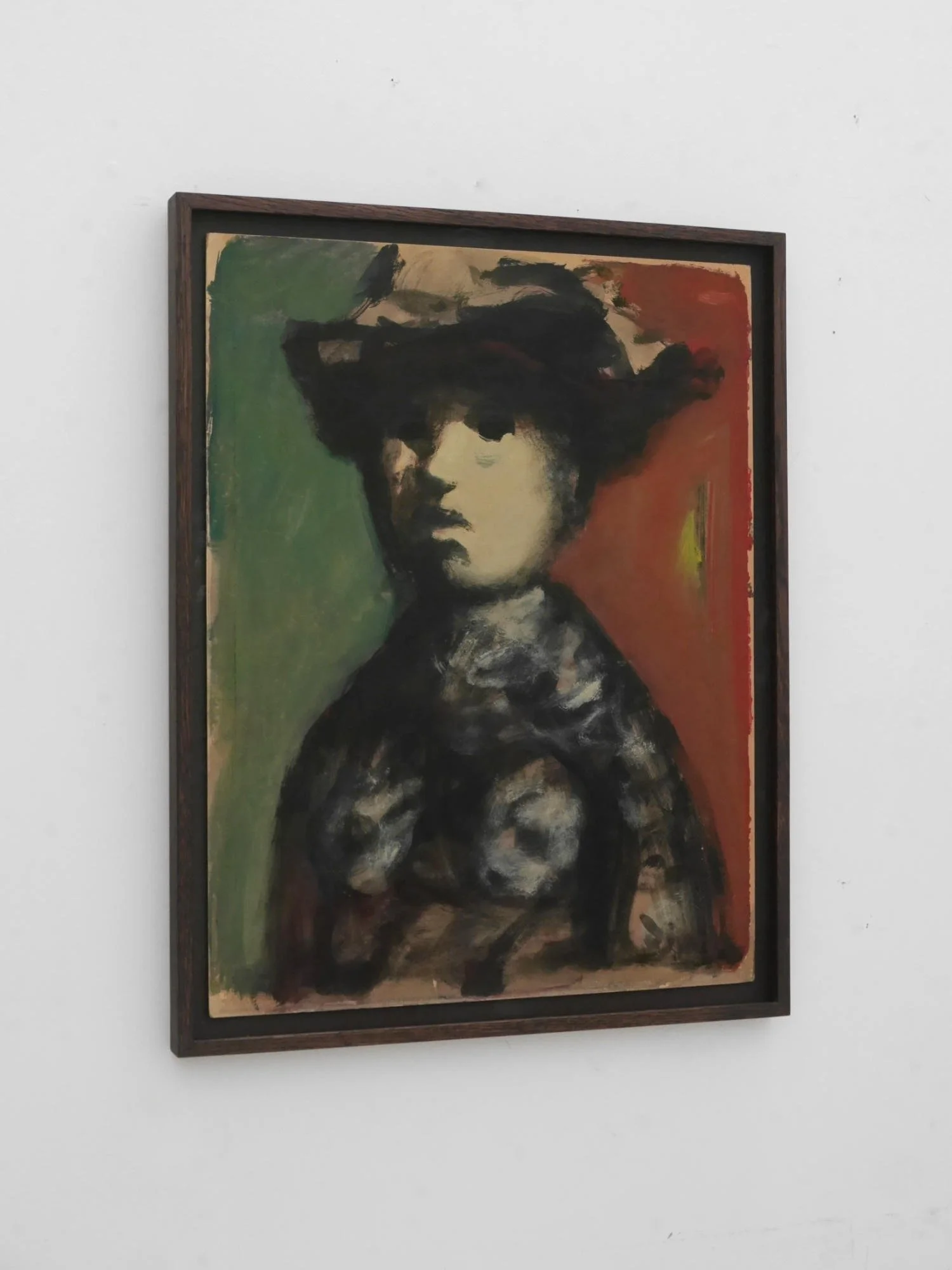 Female portrait attributed to Mario Sironi