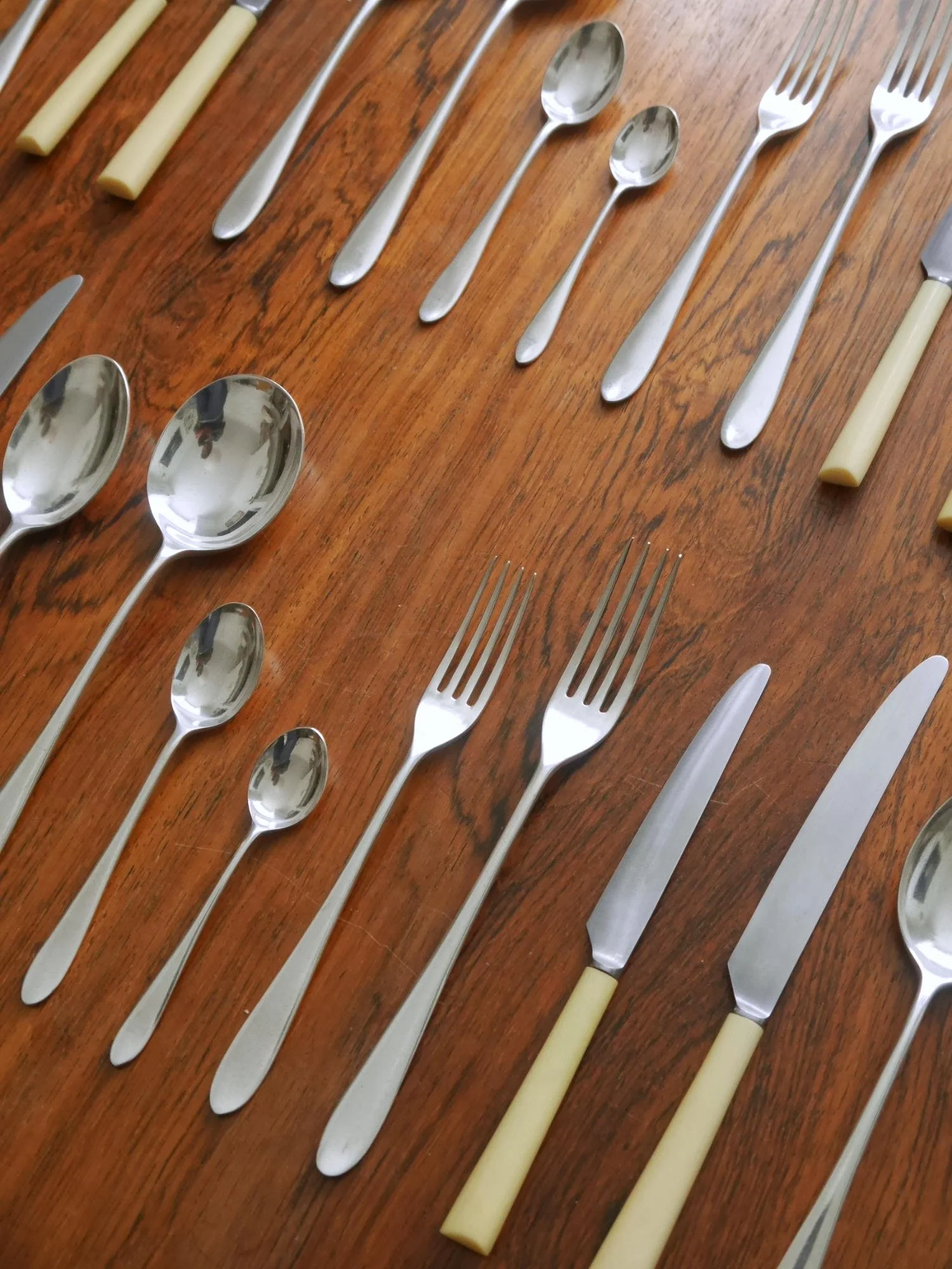 50 piece set of vintage David Mellor Pride cutlery