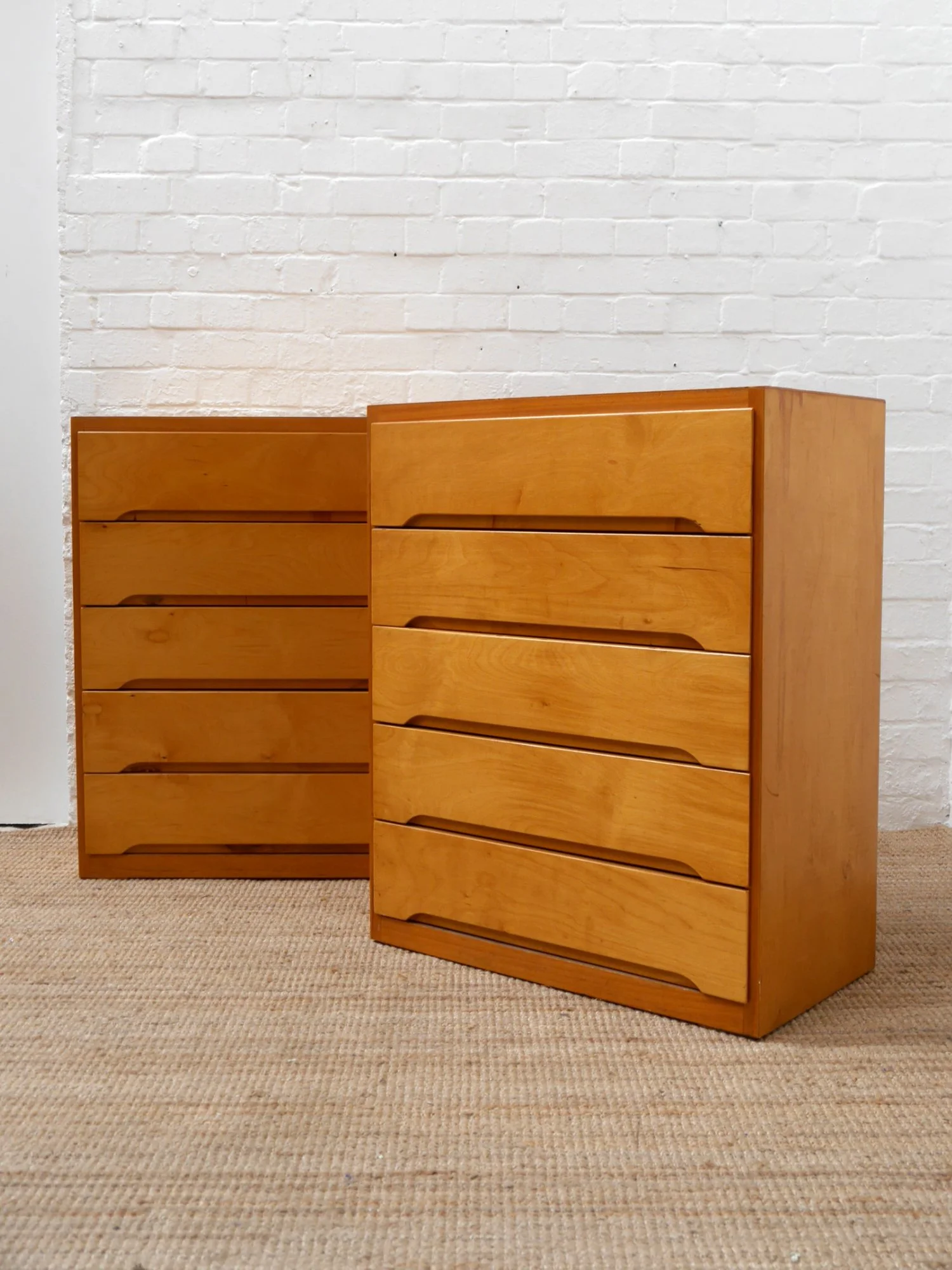 Liden plywood chest of drawers