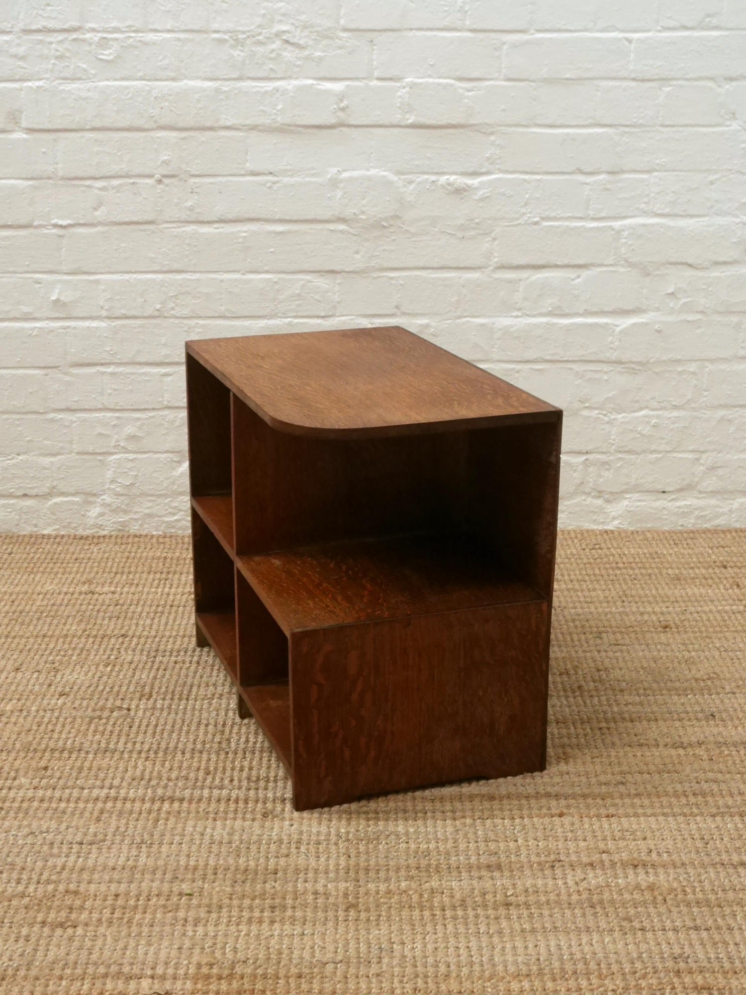 1930s modernist oak bookcase