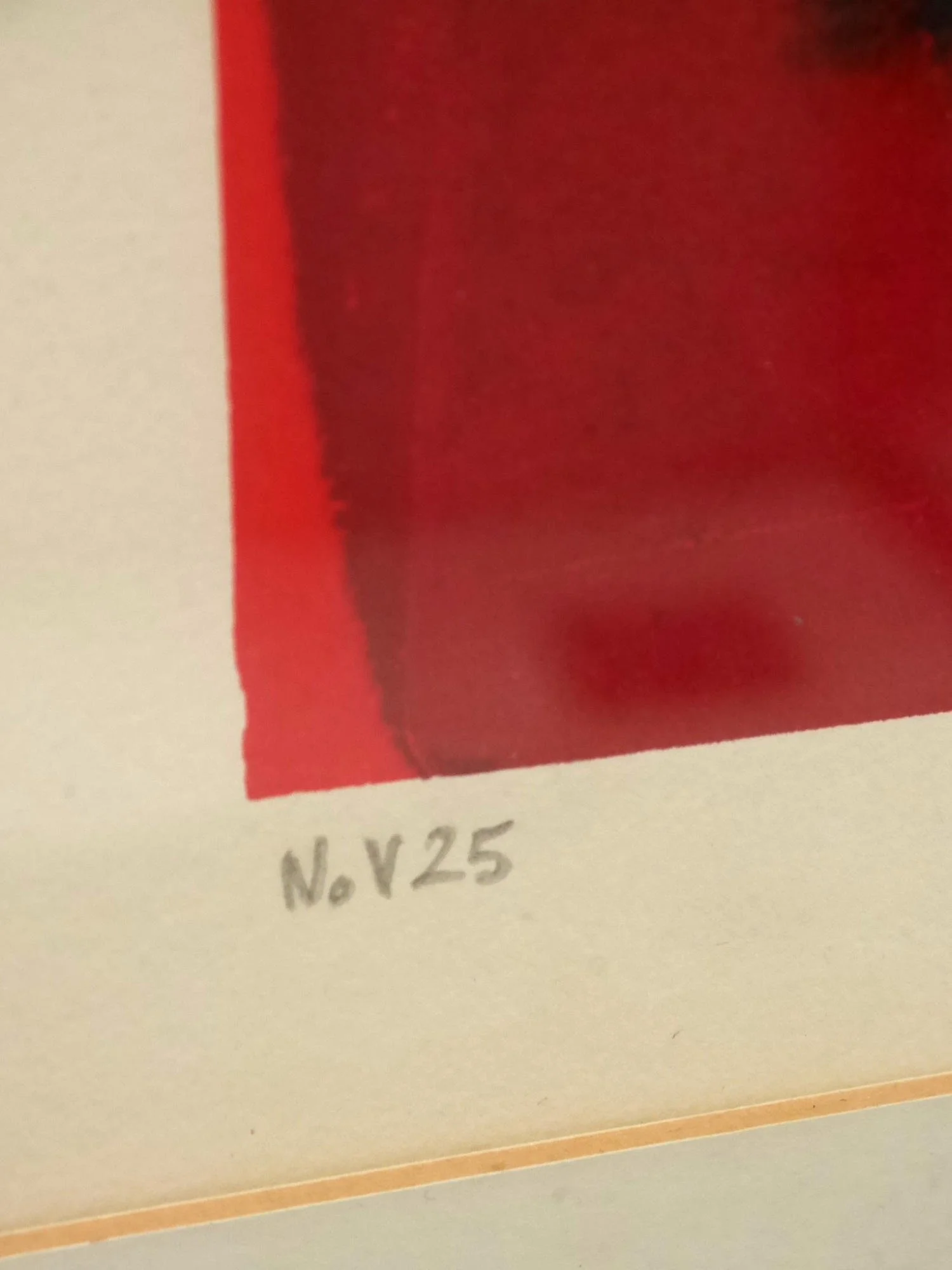 Martyn Brewster abstract monoprint