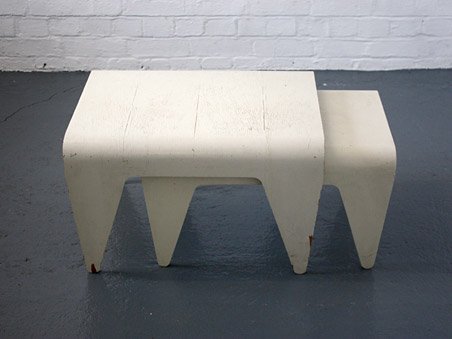 Nesting tables by Marcel Breuer for Isokon