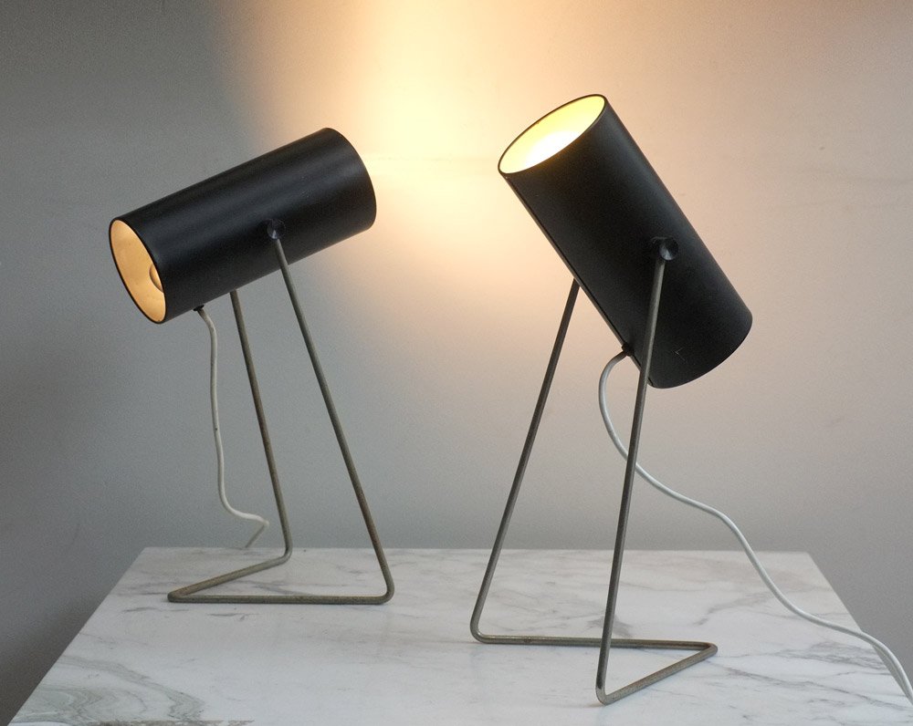 1960s lamp by John Brown for Plus Lighting