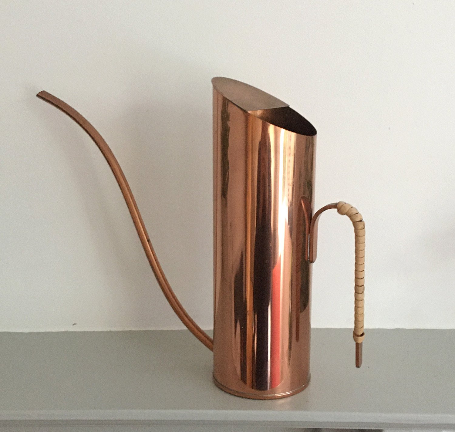 Copper watering can by Gunnar Ander for Ystad Metall