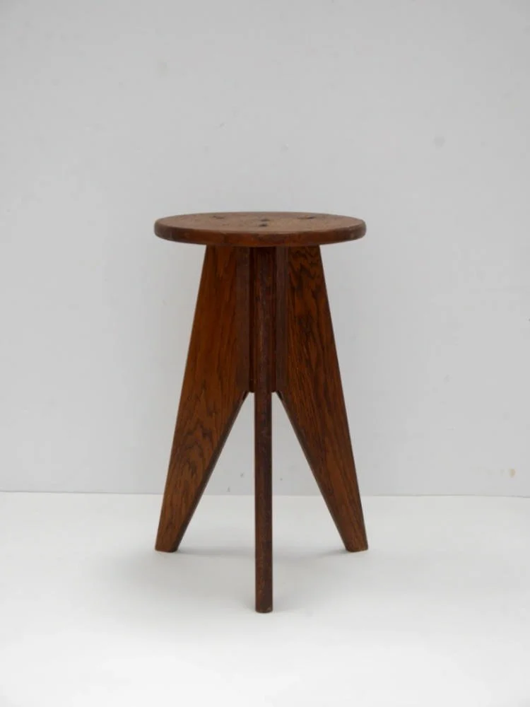 Some smalls and small pieces of furniture up for sale in stories, inc this 1940s/50s French oak stool.