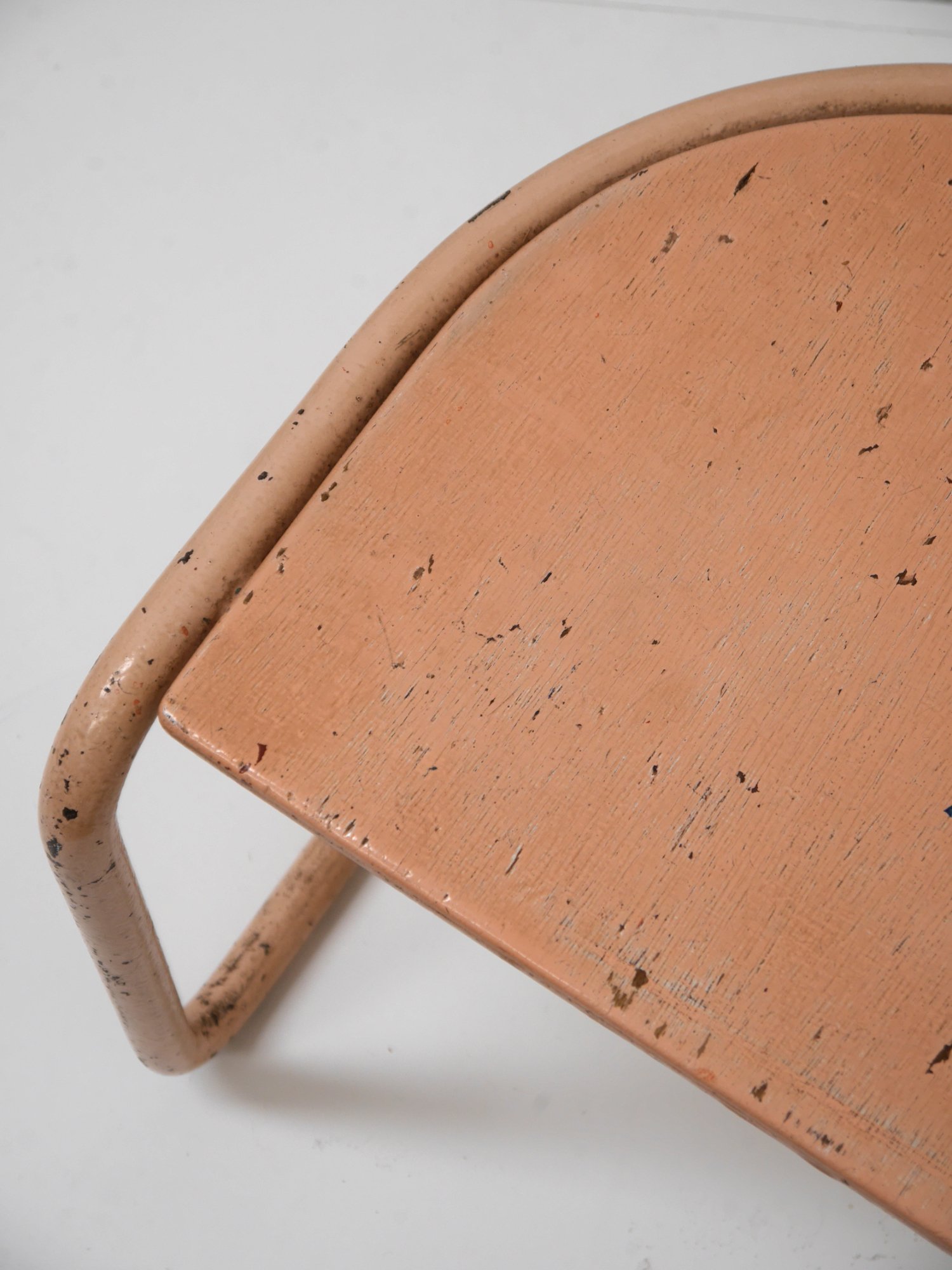 1930s modernist tubular steel stool