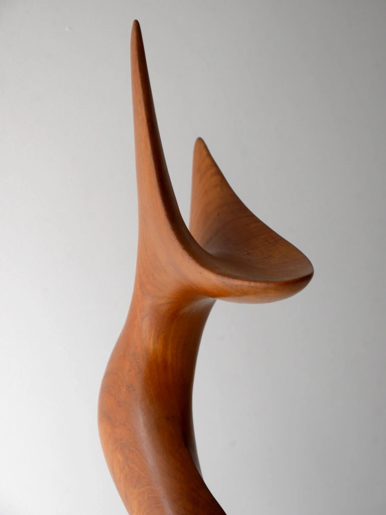 Midcentury wooden sculpture