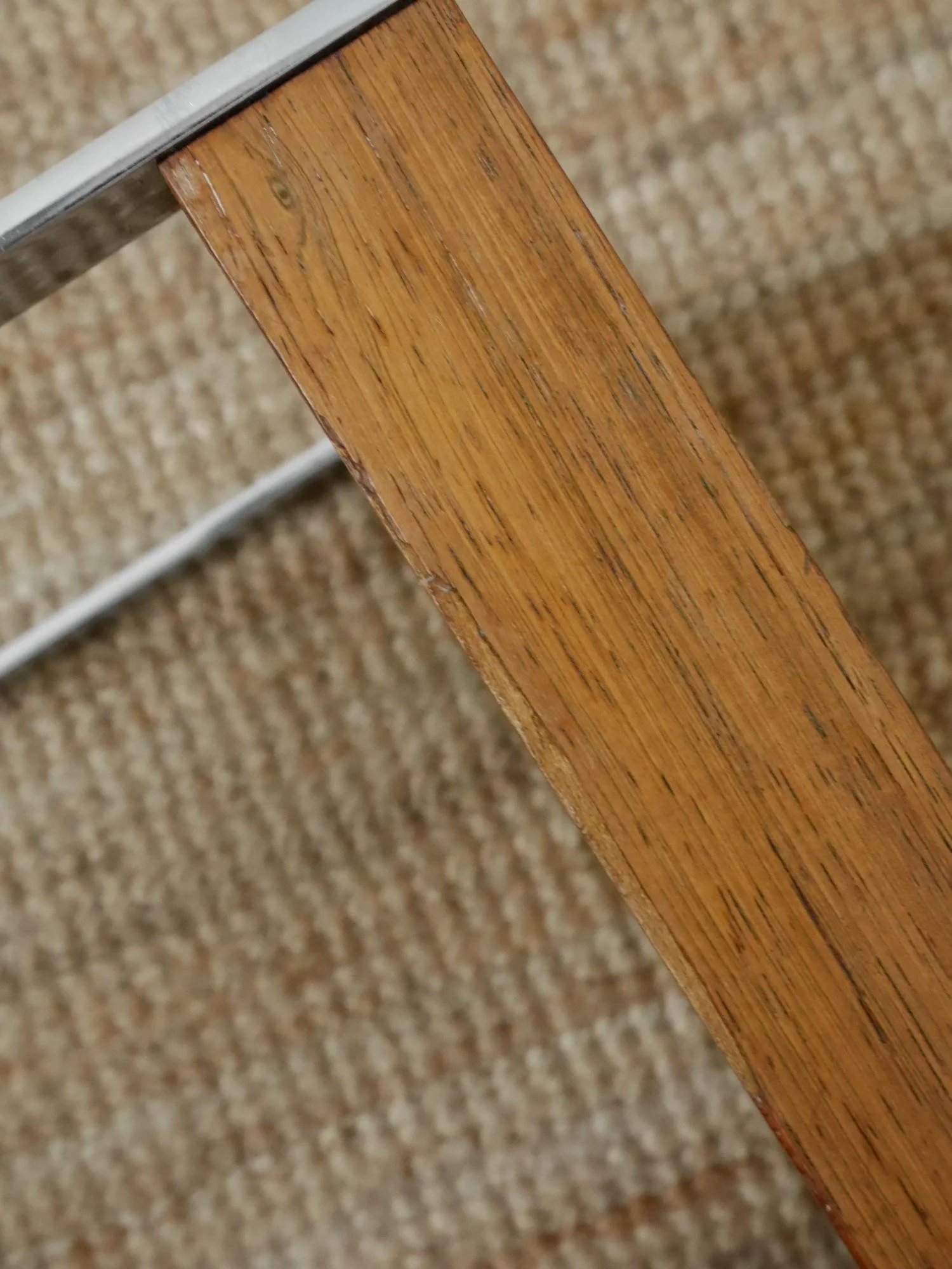Merrow Associates rosewood & chrome side table
