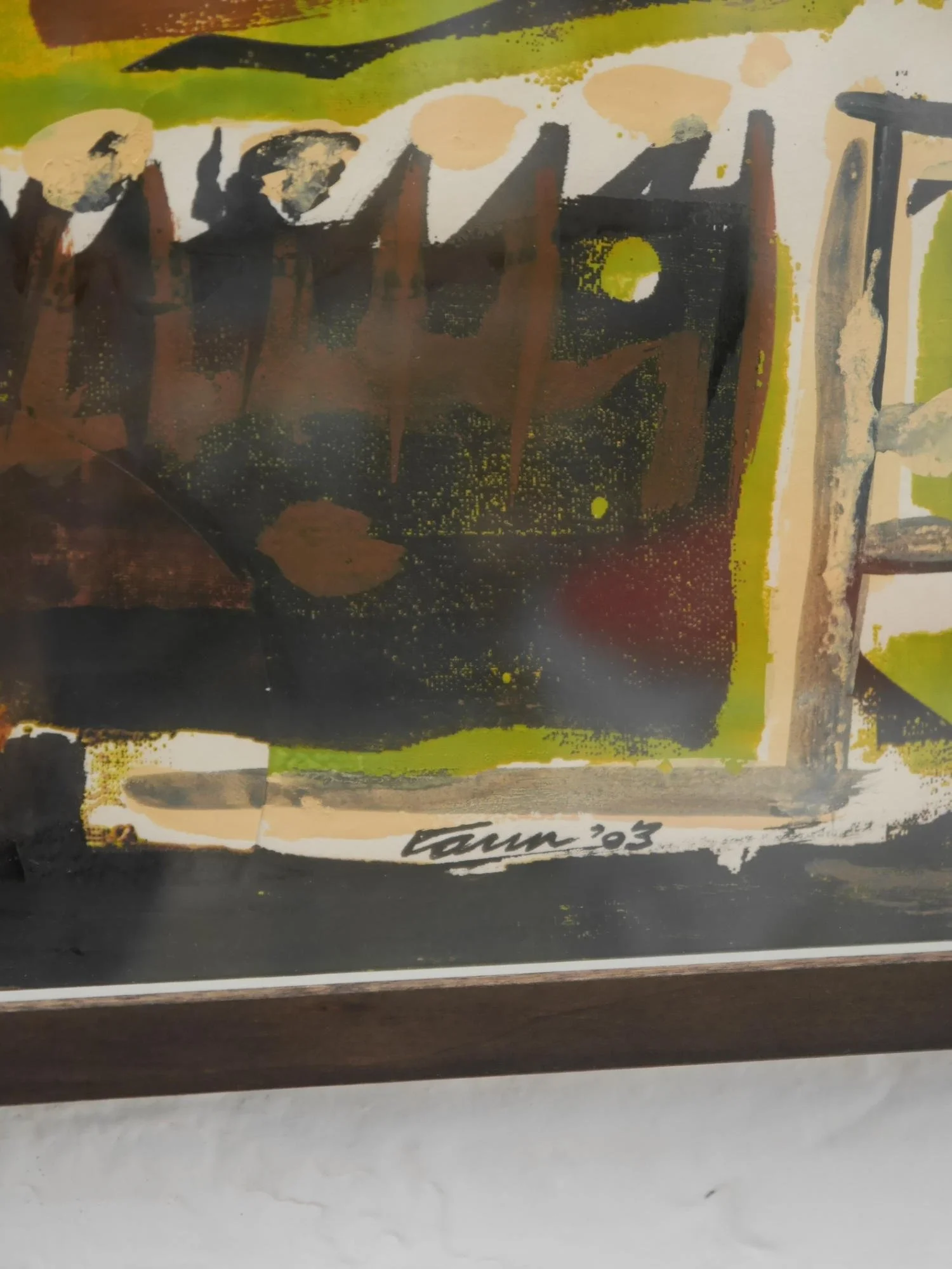 Abstract painting by Cann