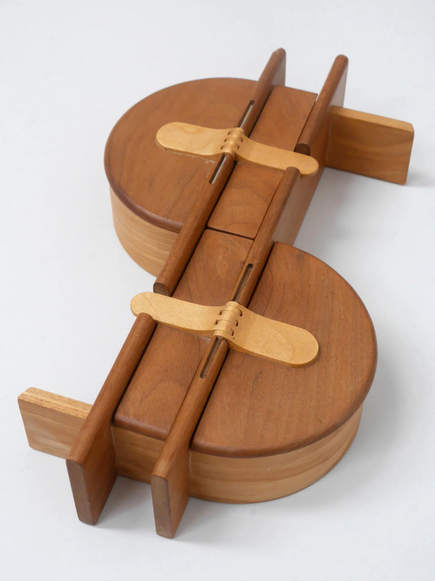 1970s Swedish wooden jewellery box